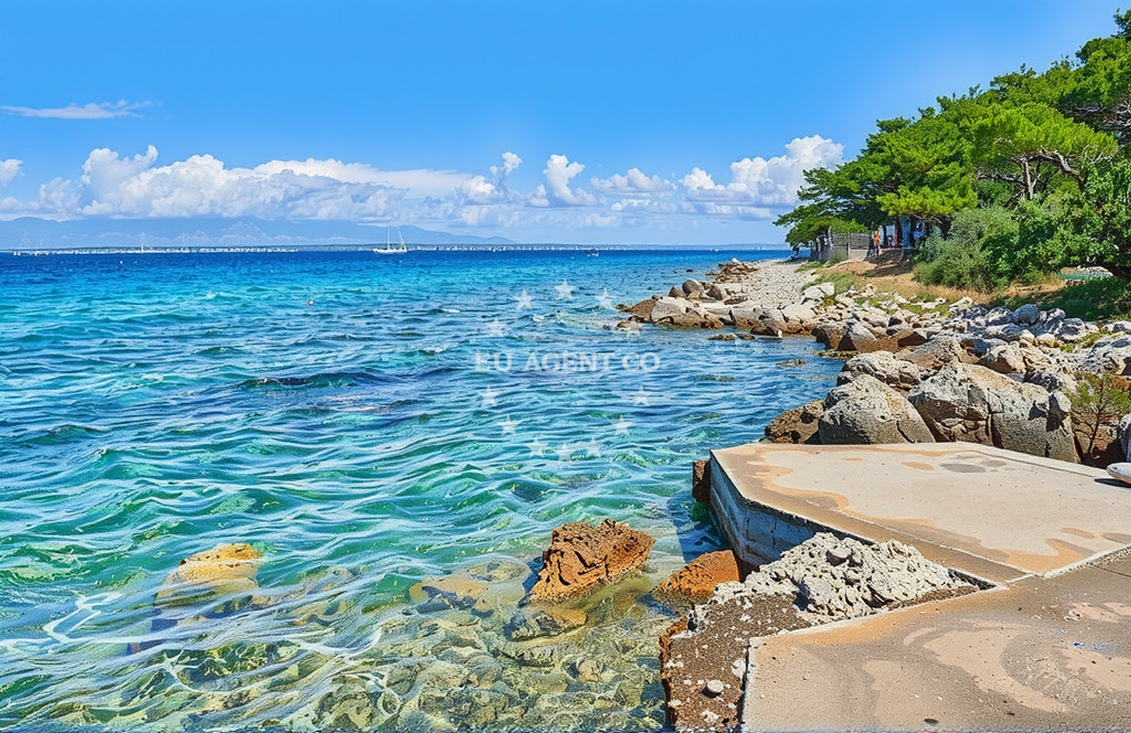 Additional view of Jetty buoy field in Jetty in Ugljan on the island Ugljan, North Dalmatia, Croatia photo 4