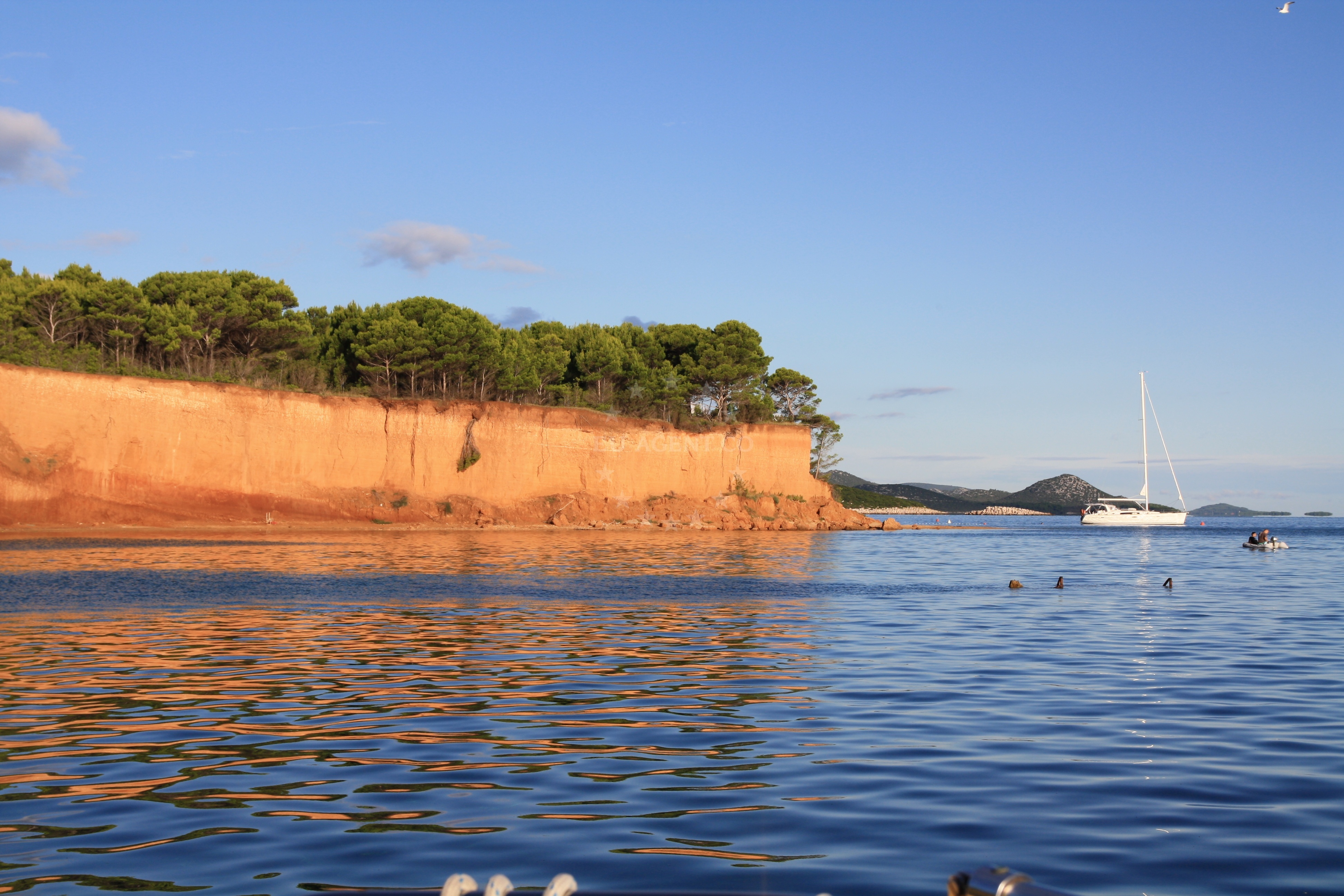 Vrgada Island anchorage and buoy field