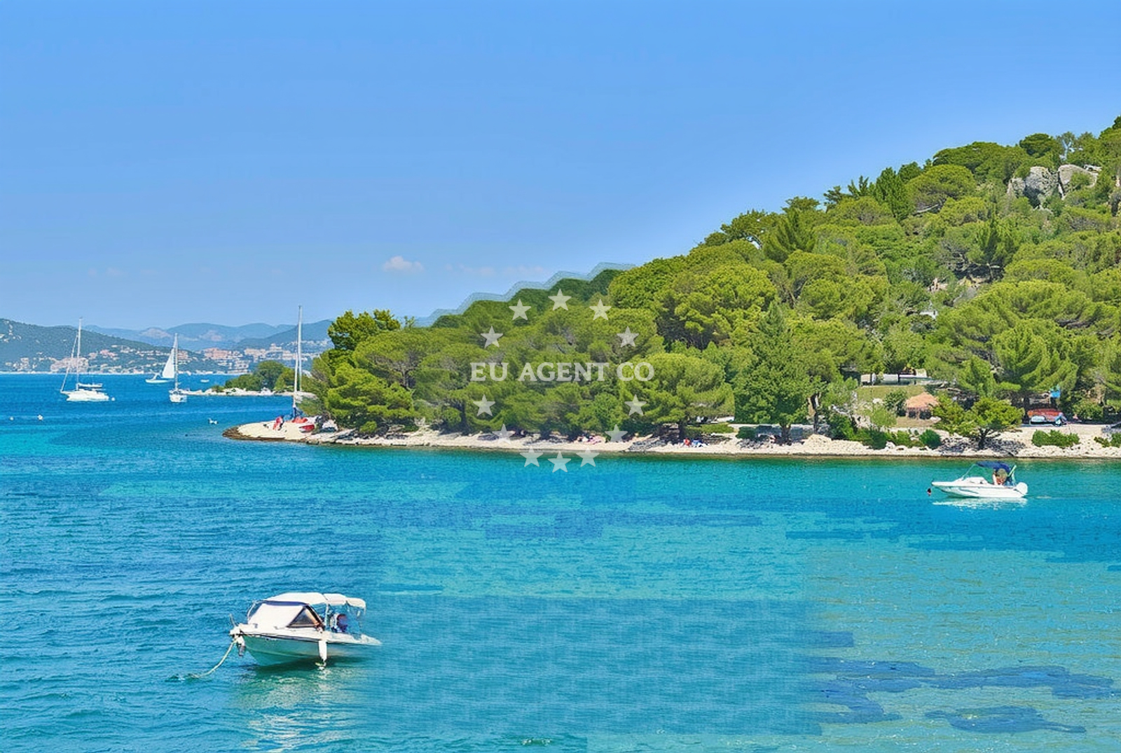 Jetty on Vrgada Island, North Dalmatia, Croatia
