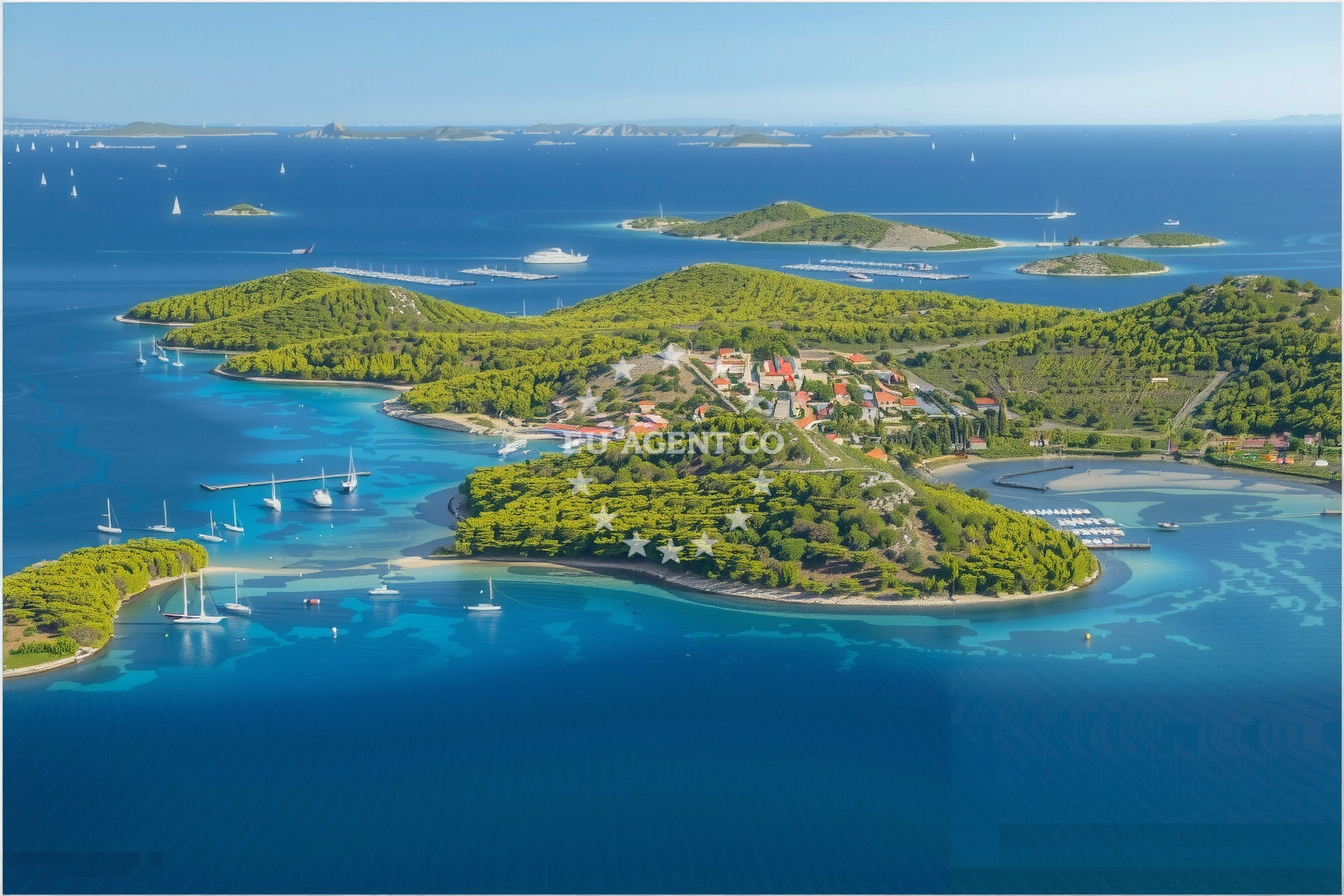 Additional view of Jetty buoy field in Jetty on the island Vrgada, North Dalmatia, Croatia photo 6