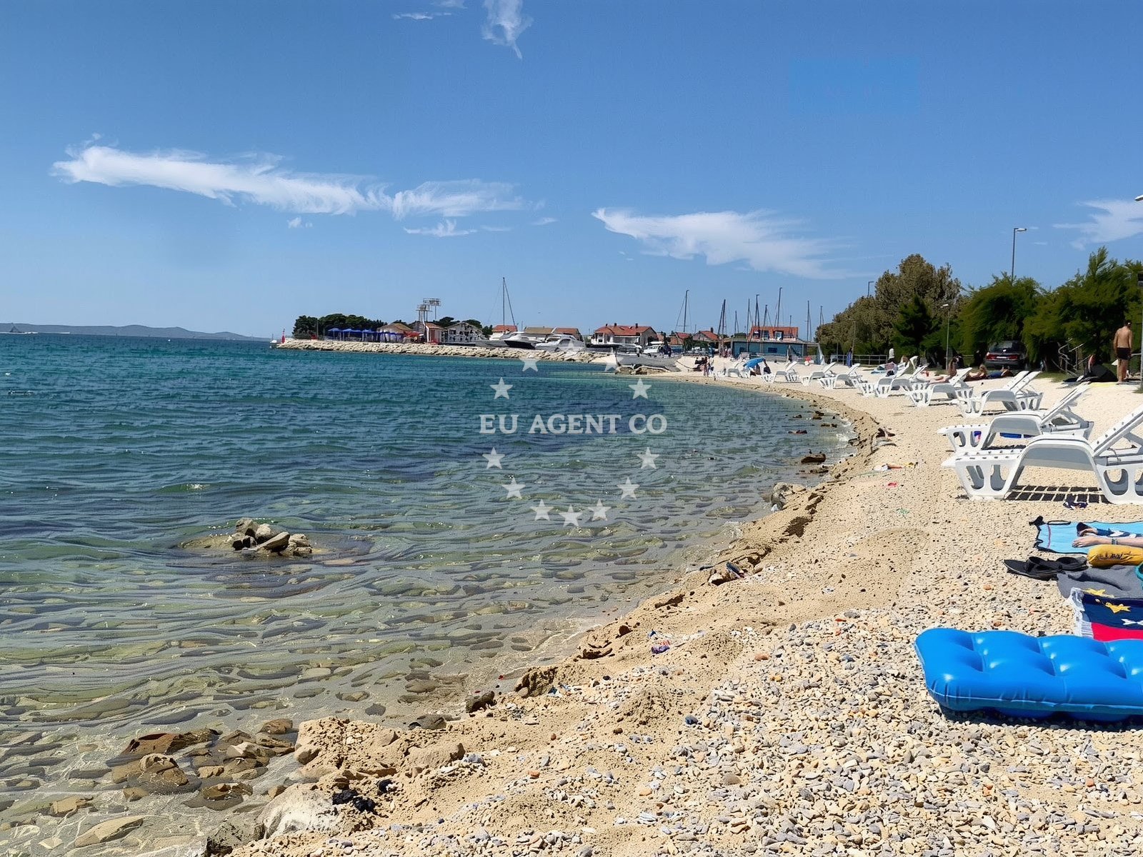 Jetty in Zadar, North Dalmatia, Croatia