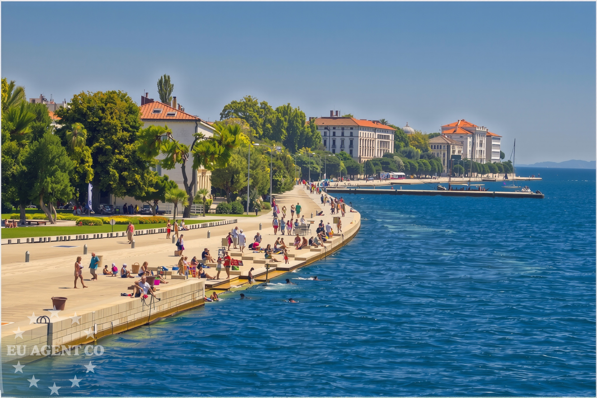 Additional view of Jetty buoy field in Jetty in Zadar, North Dalmatia, Croatia photo 13