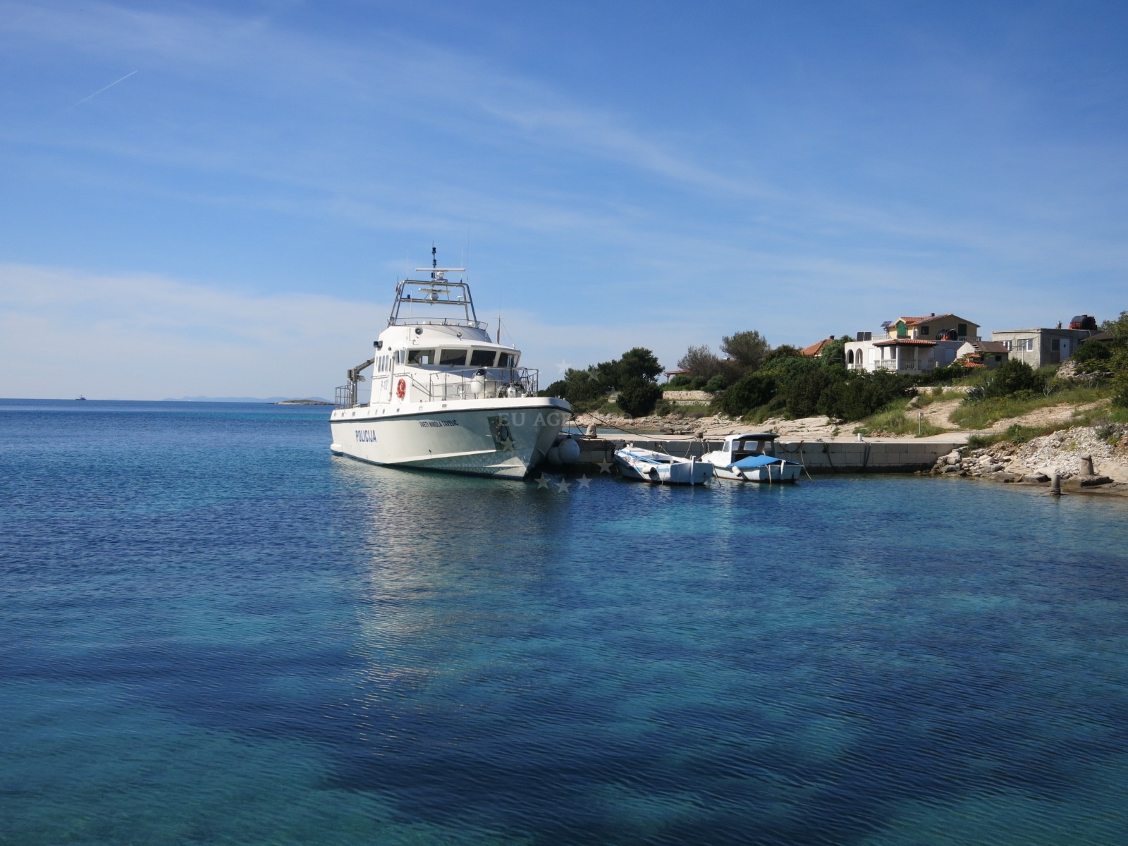 Mikavica Jetty, Zirje, North Dalmatia, Croatia - mooring point for yachts with nearby beach