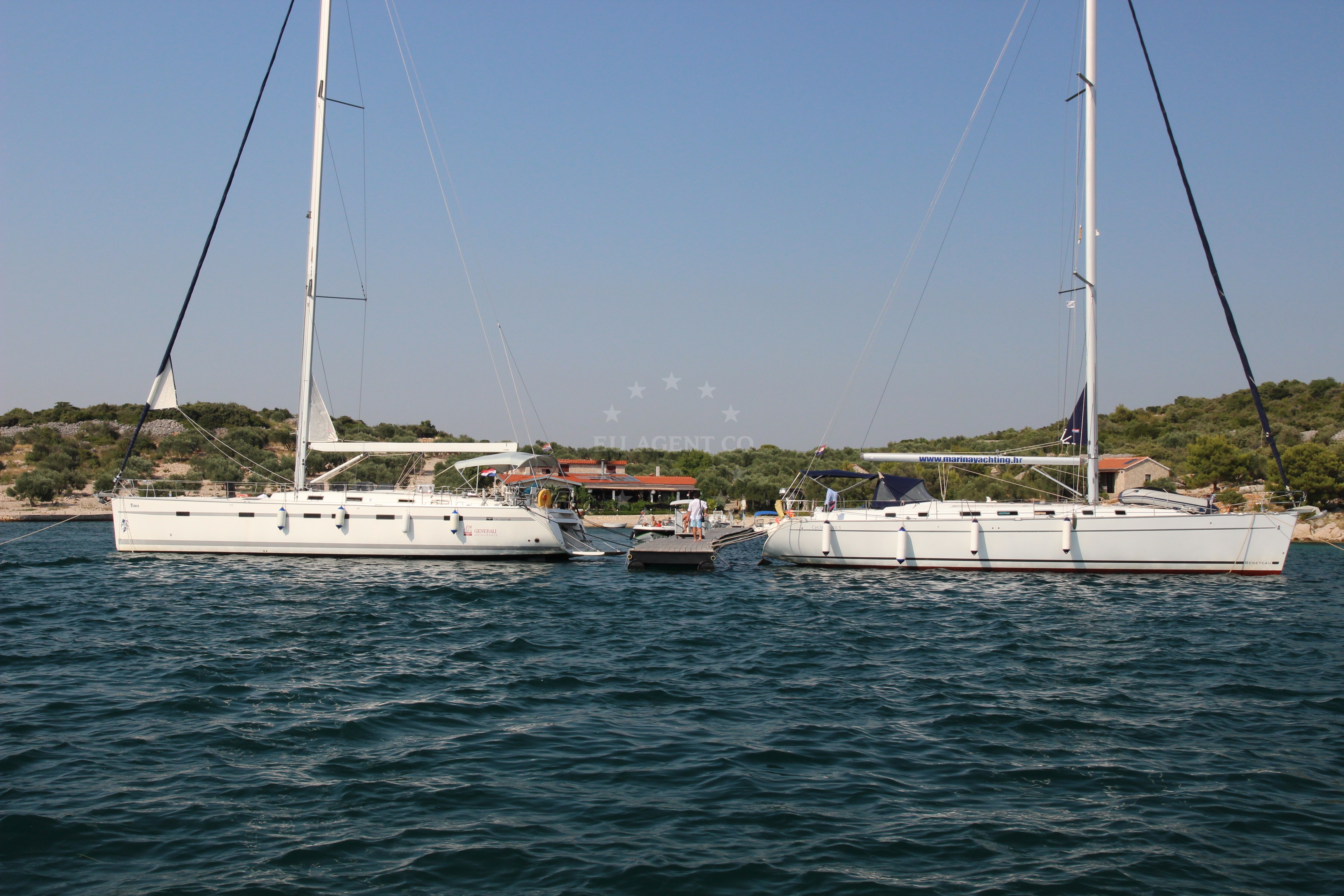 Additional view of Konoba Zminjak jetty buoy field in Jetty on the island Zminjak, North Dalmatia, Croatia photo 8