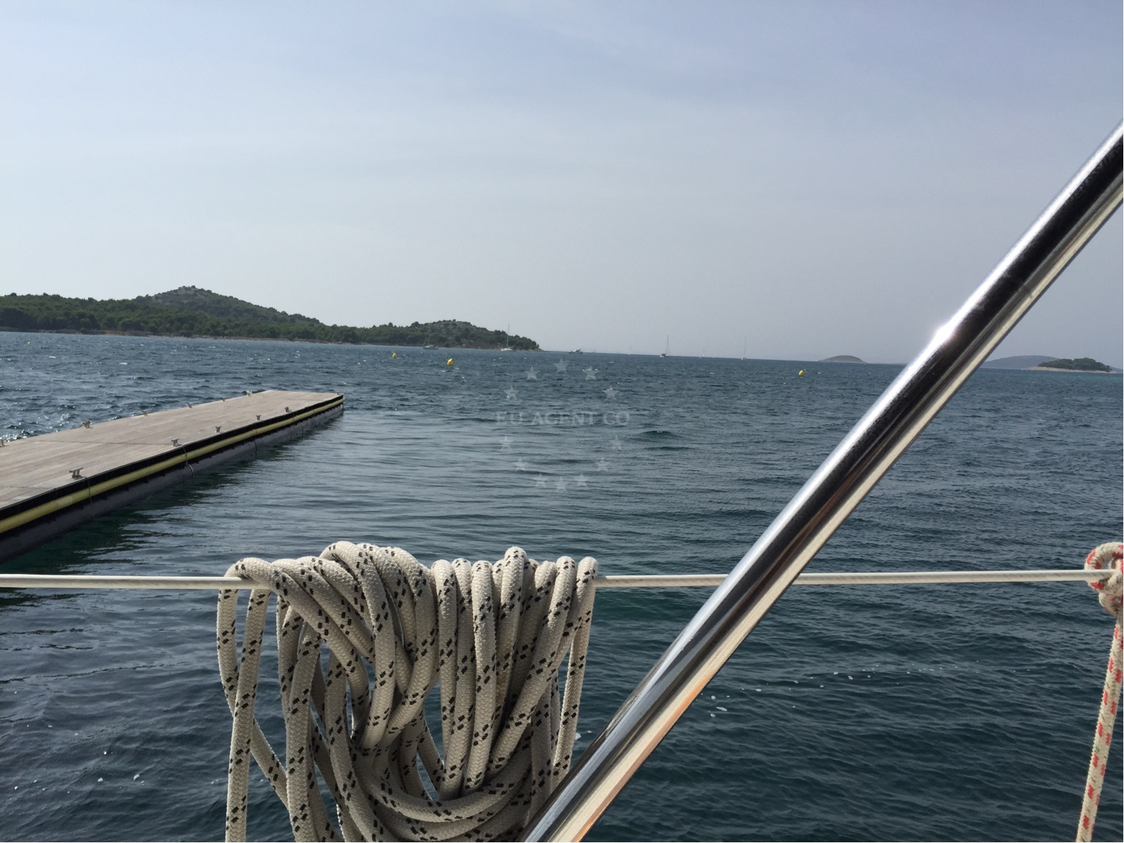 Additional view of Konoba Zminjak jetty buoy field in Jetty on the island Zminjak, North Dalmatia, Croatia photo 9