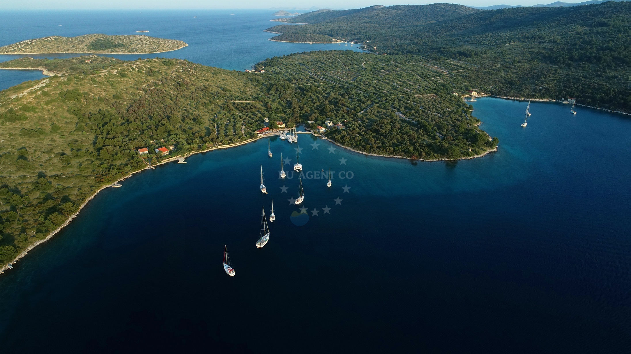 Additional view of Konoba Bain jetty buoy field in Jetty in Strunac on the island Žut, North Dalmatia, Croatia photo 7
