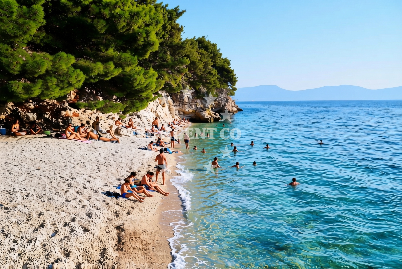 Buoy in Gradac, South Dalmatia, Croatia
