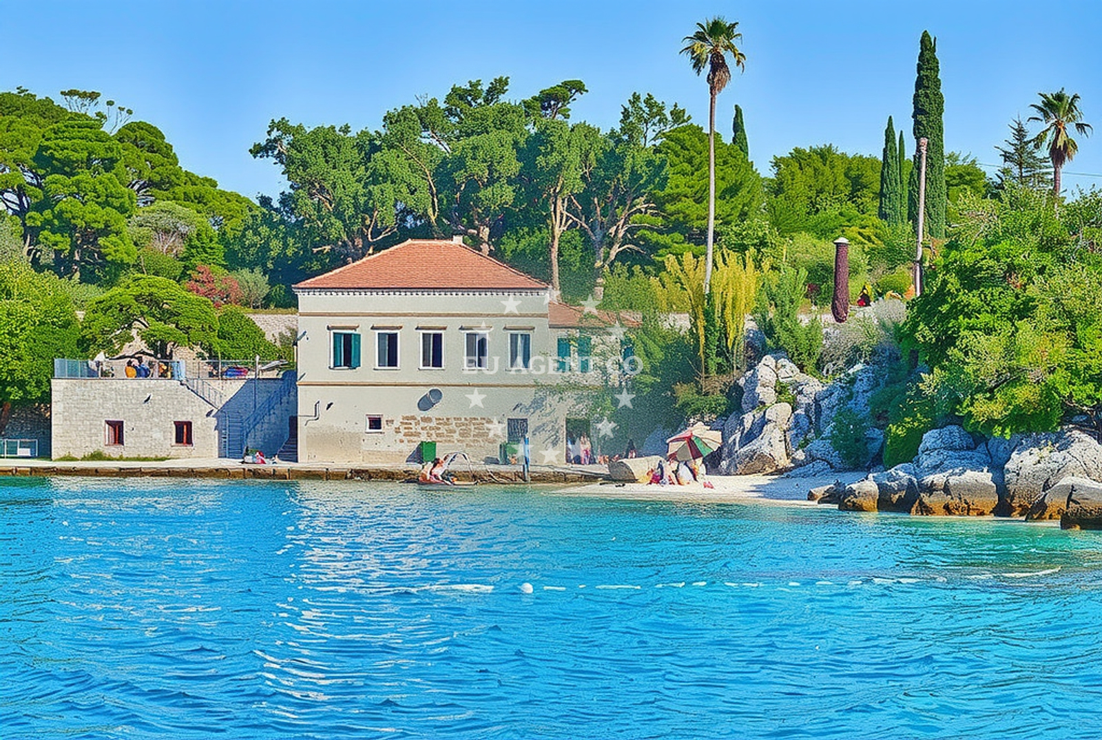 Additional view of Villa Rose buoys buoy field in Buoy in Koločep on the island Koločep, South Dalmatia, Croatia photo 10