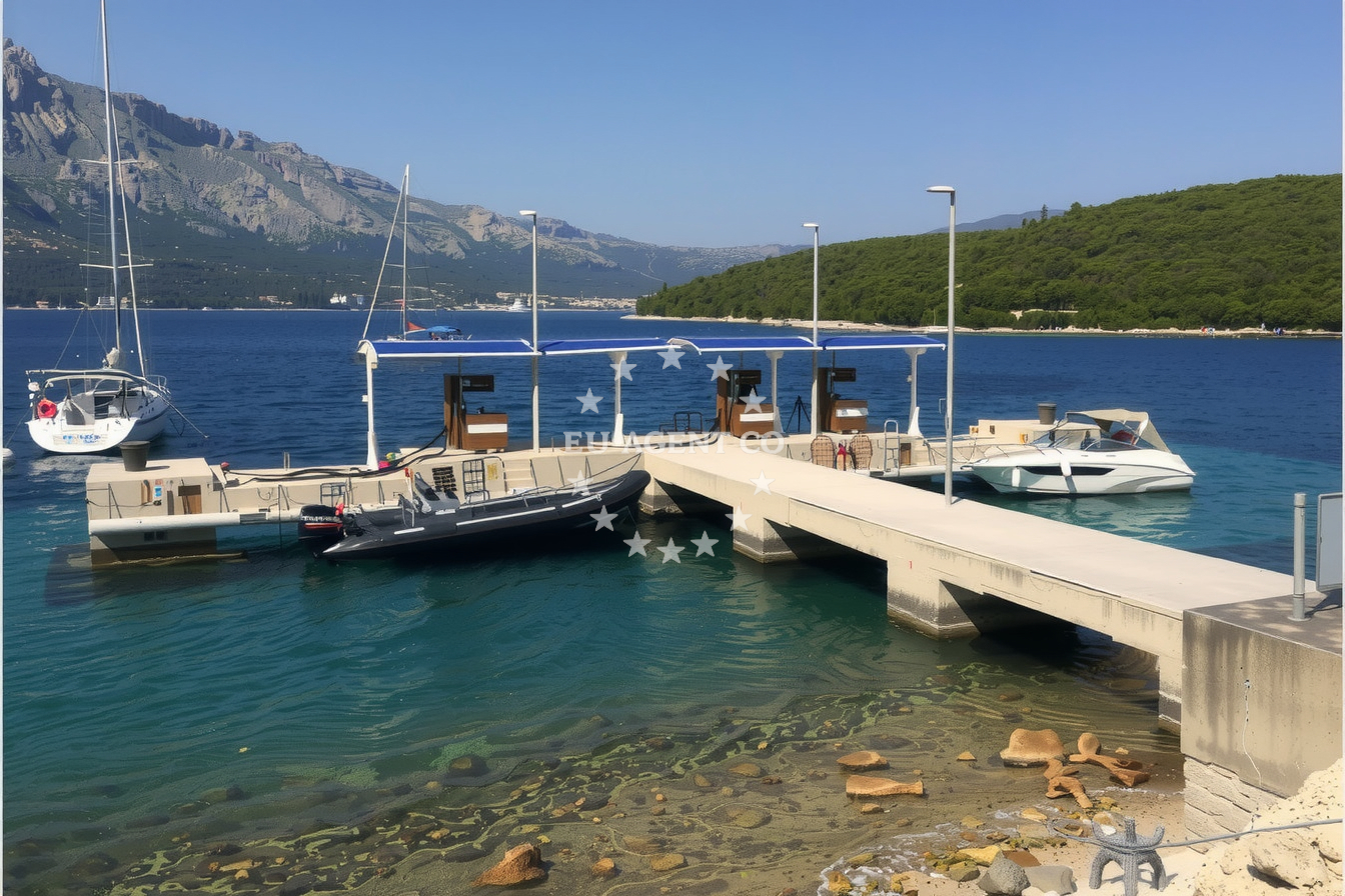 Additional view of Fuel jetty buoy field in Jetty in Korčula on the island Korčula, South Dalmatia, Croatia photo 6