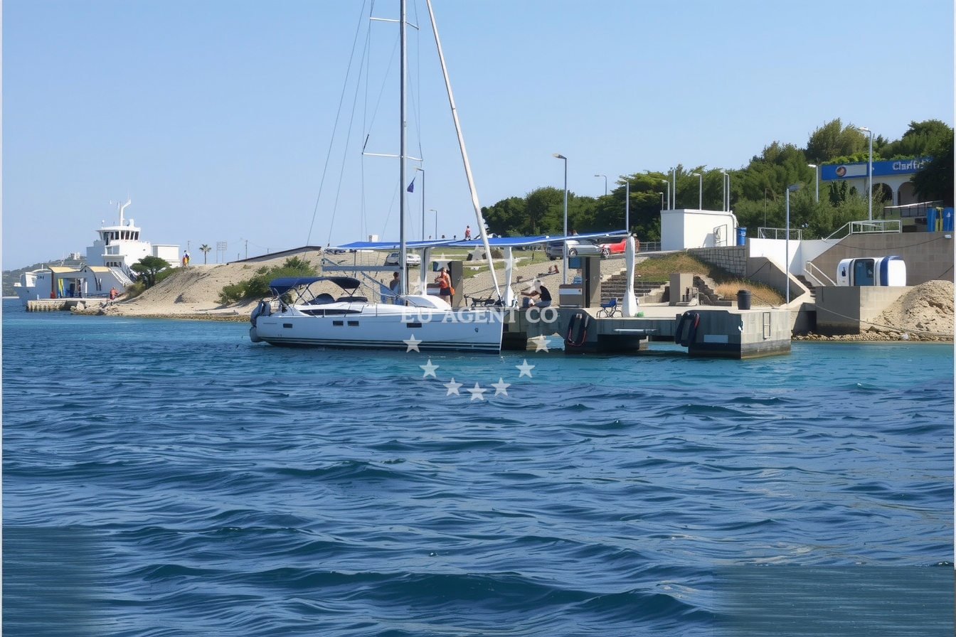 Additional view of Fuel jetty buoy field in Jetty in Korčula on the island Korčula, South Dalmatia, Croatia photo 7