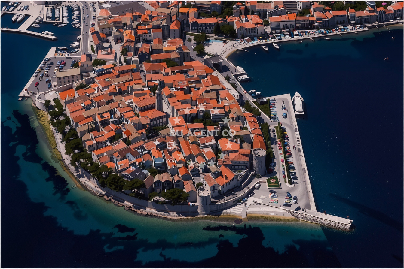 Additional view of Jetty buoy field in Jetty in Korčula on the island Korčula, South Dalmatia, Croatia photo 13