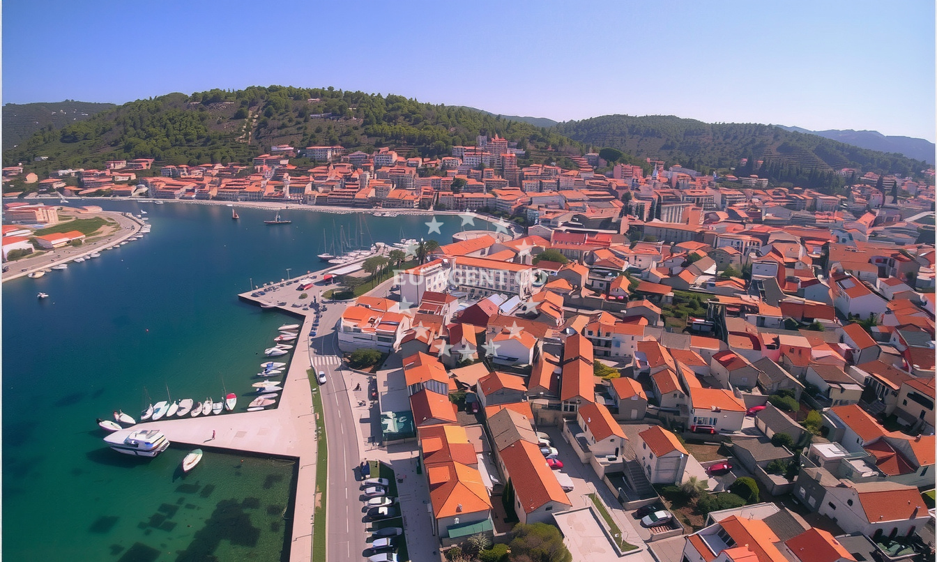Additional view of Quay buoy field in Quay in Vela Luka on the island Korčula, South Dalmatia, Croatia photo 11