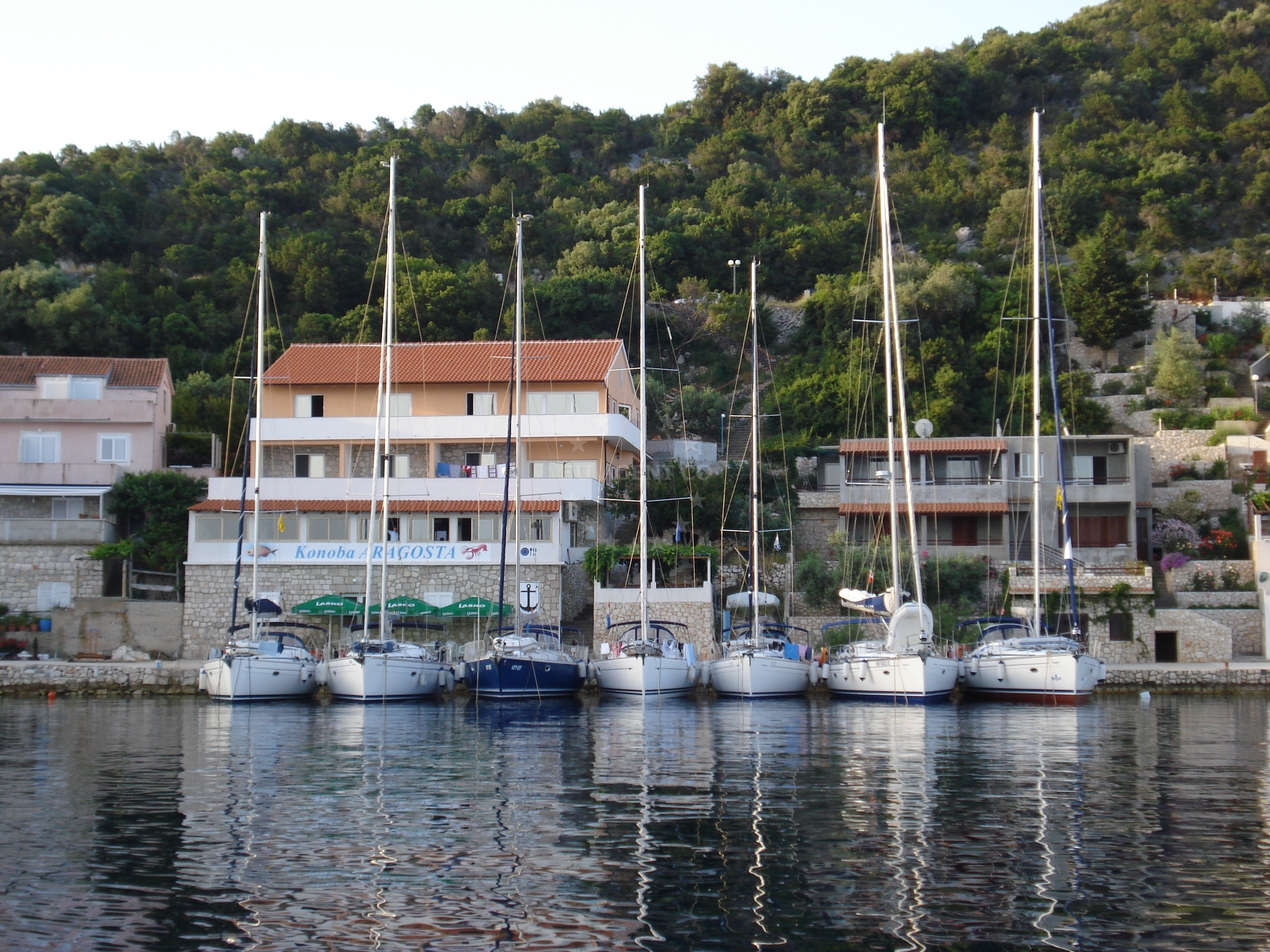 Konoba Aragosta restaurant and dock, Lastovo Island