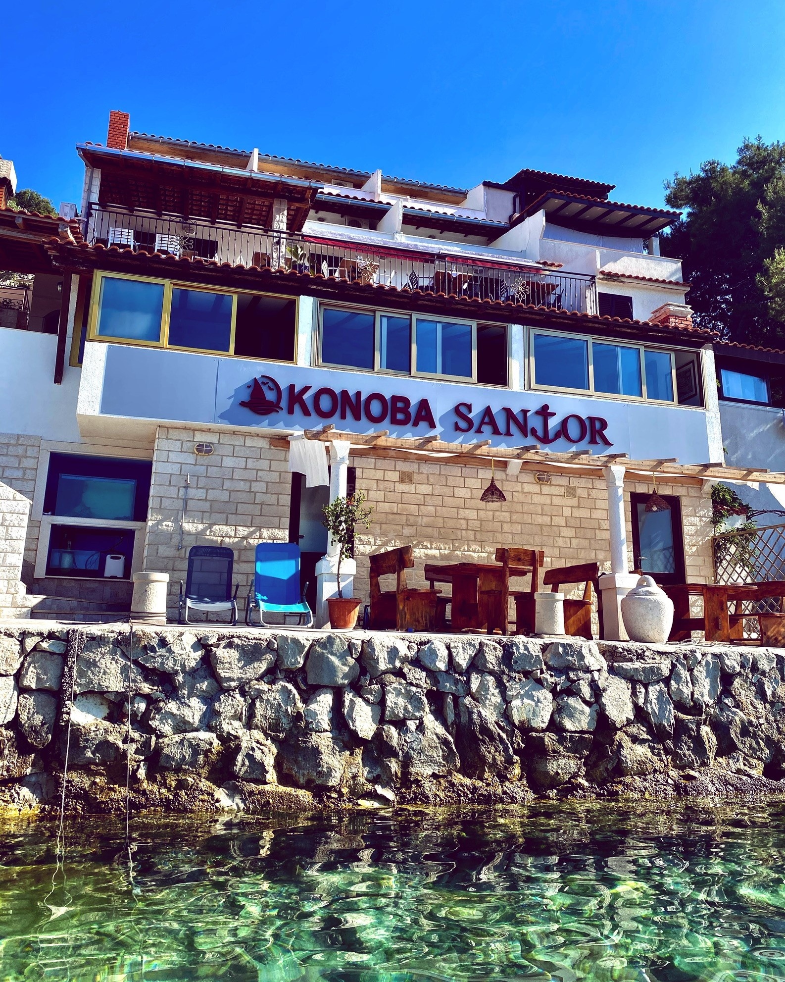 Konoba Santor Jetty on Lastovo Island, South Dalmatia, Croatia