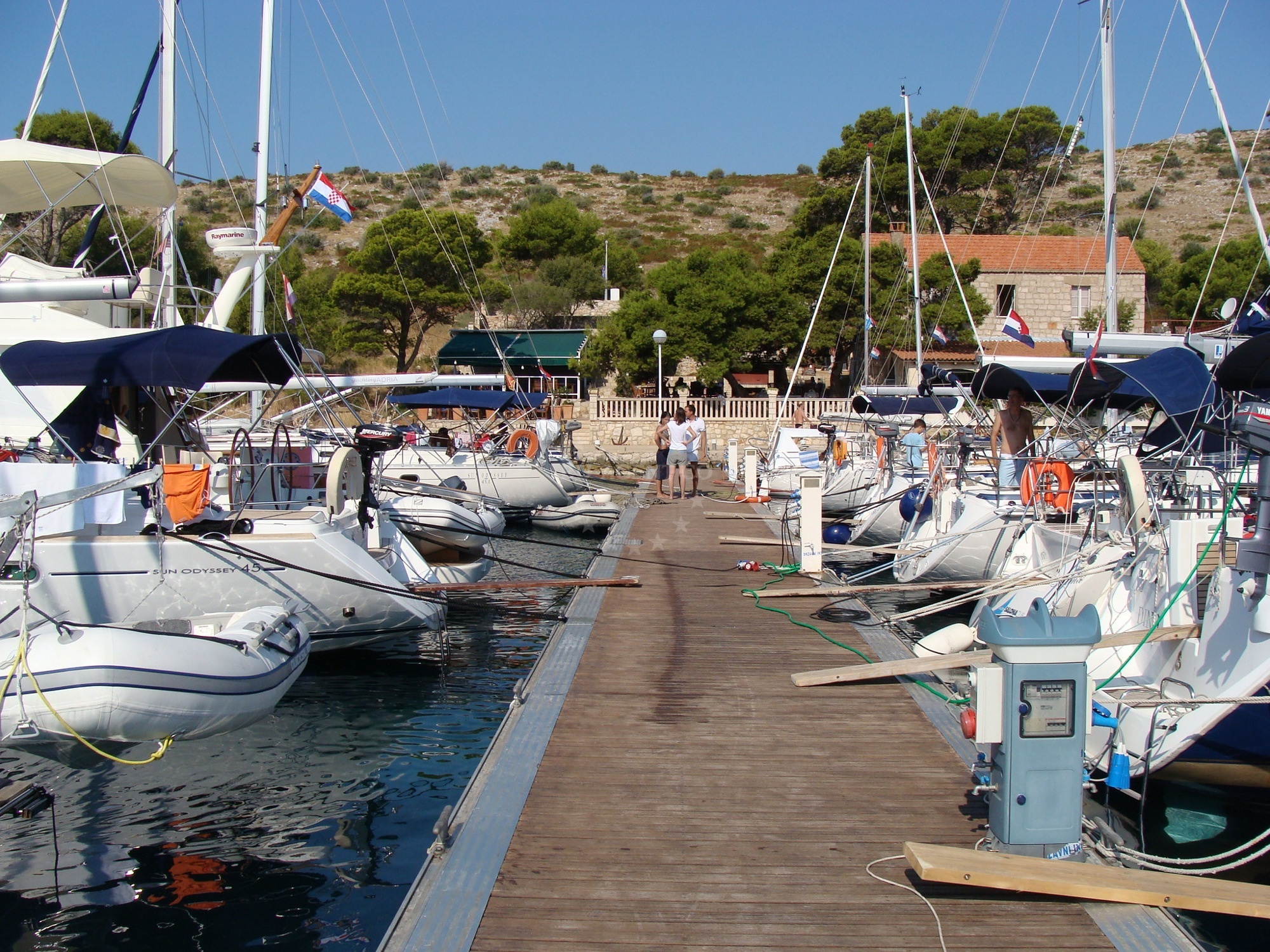 Additional view of Porto Rosso jetty buoy field in Jetty on the island Lastovo, South Dalmatia, Croatia photo 6