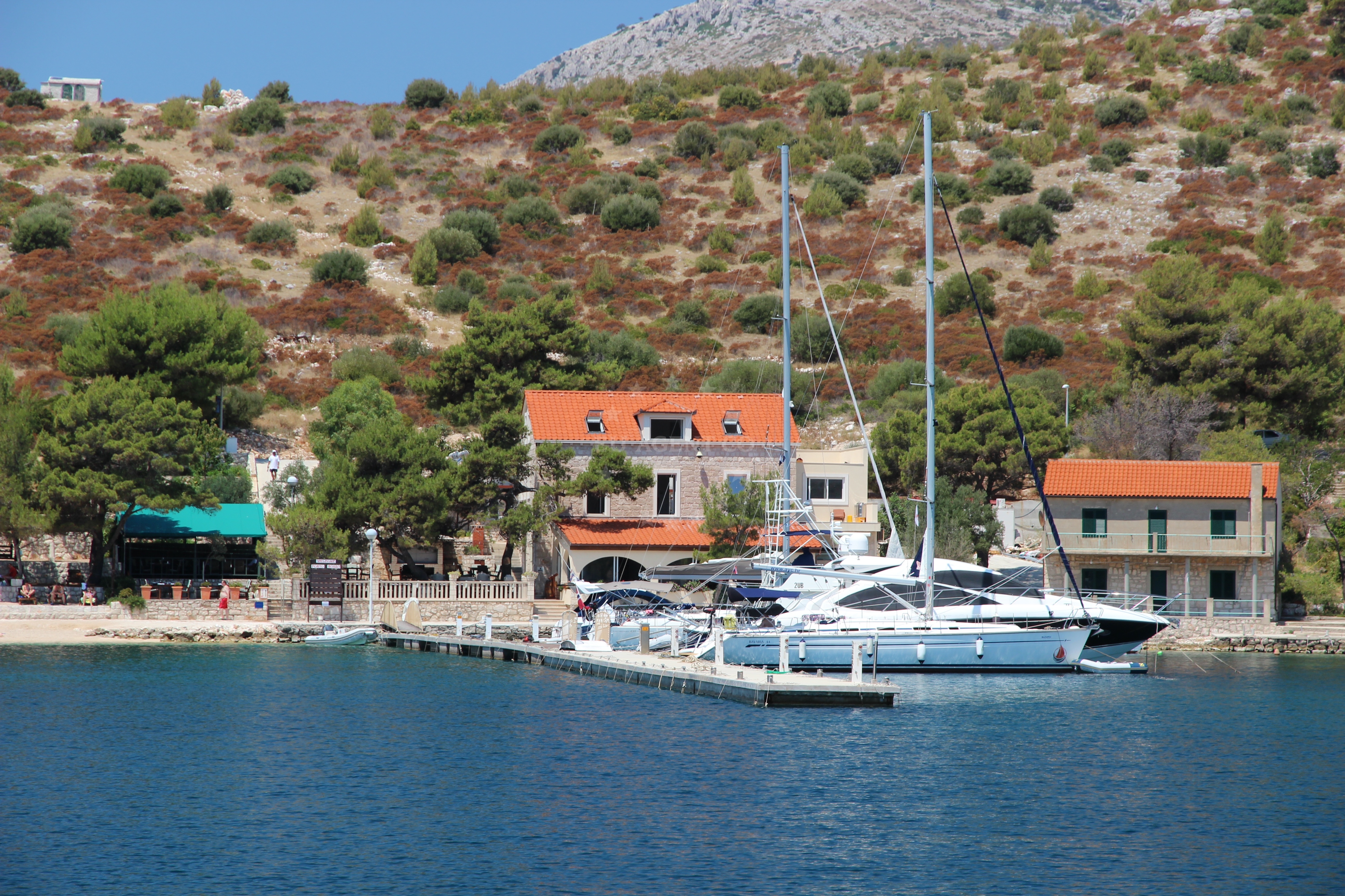 Additional view of Porto Rosso jetty buoy field in Jetty on the island Lastovo, South Dalmatia, Croatia photo 10