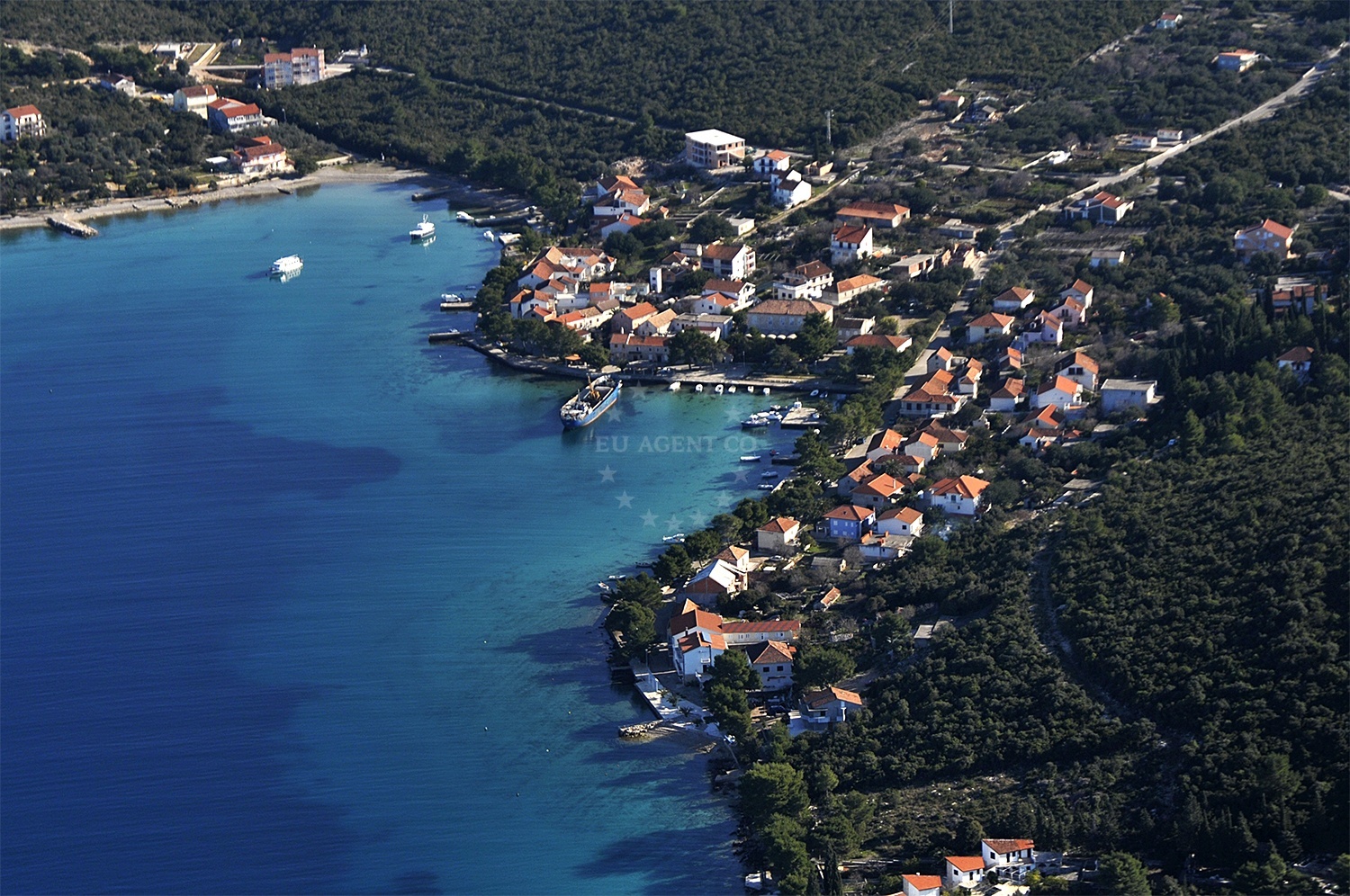 Loviste Jetty in South Dalmatia, Croatia