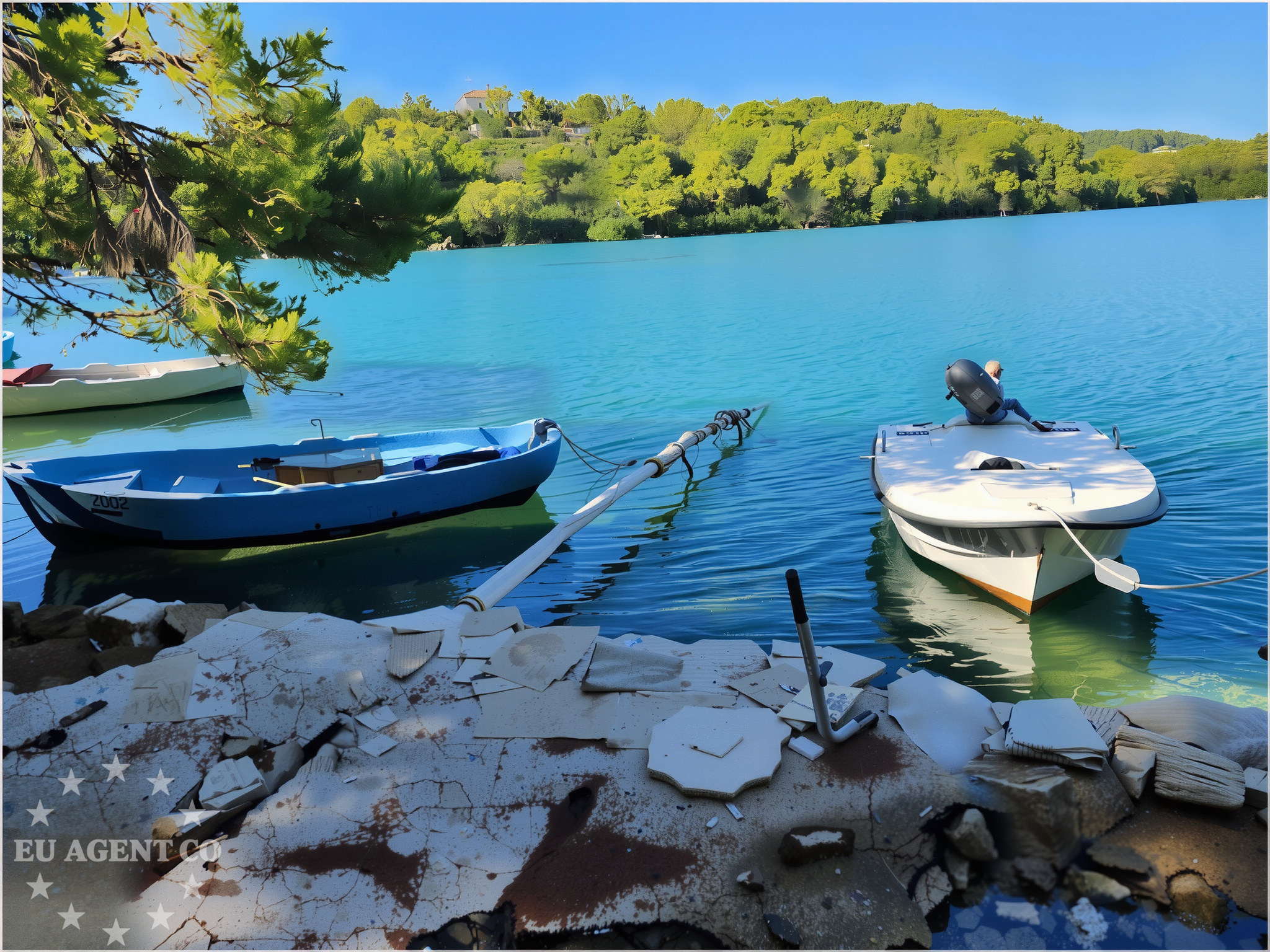 Approach and location view of Buoy buoy field in Buoy on the island Mljet, South Dalmatia, Croatia photo 3