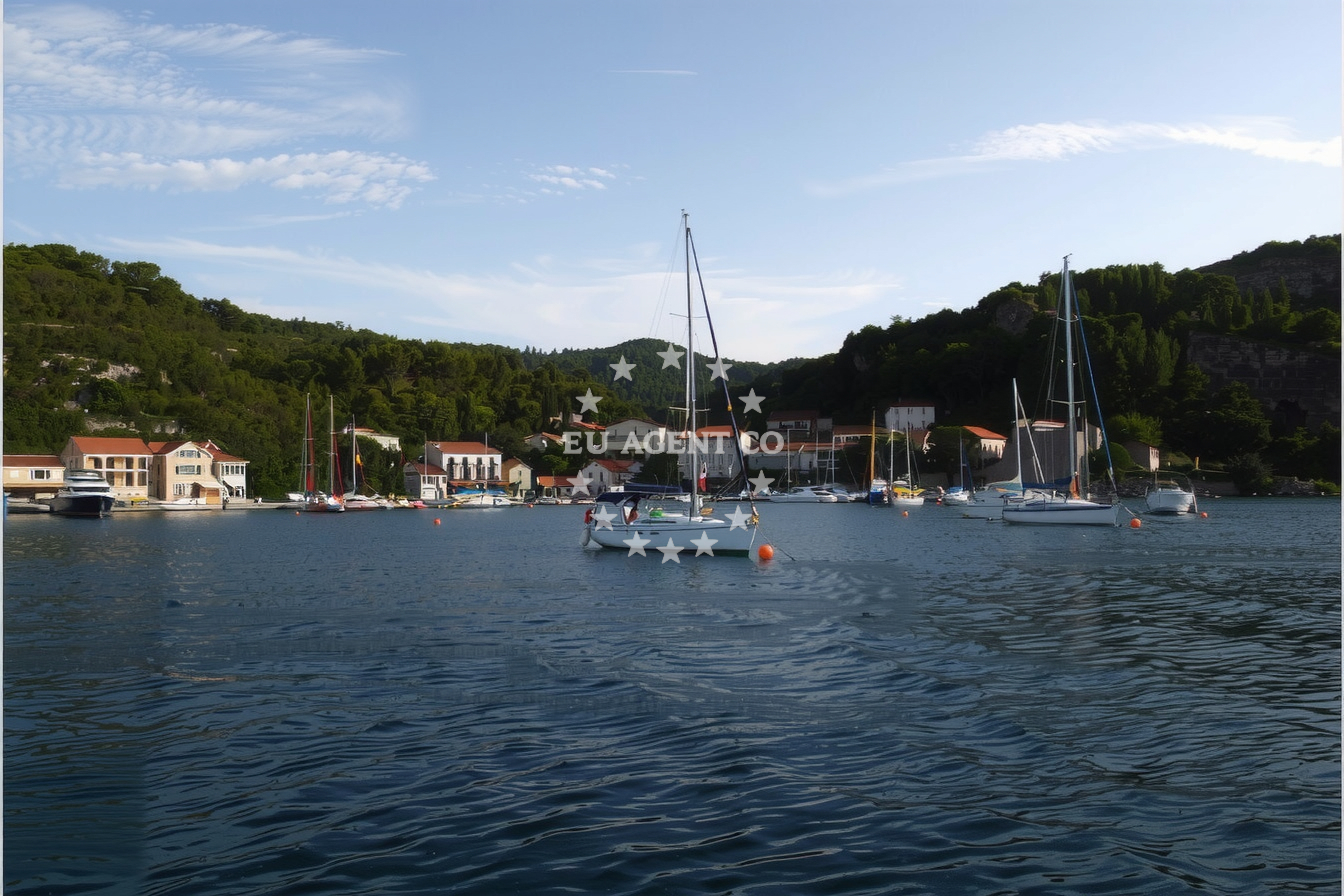 Additional view of Quay from "Calypso Grill" buoy field in Quay in Polače on the island Mljet, South Dalmatia, Croatia photo 10