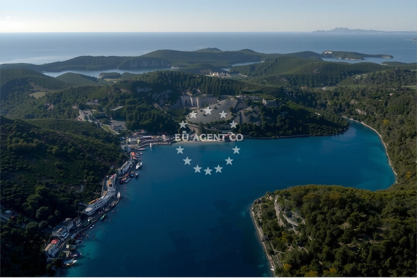 Additional view of Quay from "Calypso Grill" buoy field in Quay in Polače on the island Mljet, South Dalmatia, Croatia photo 11