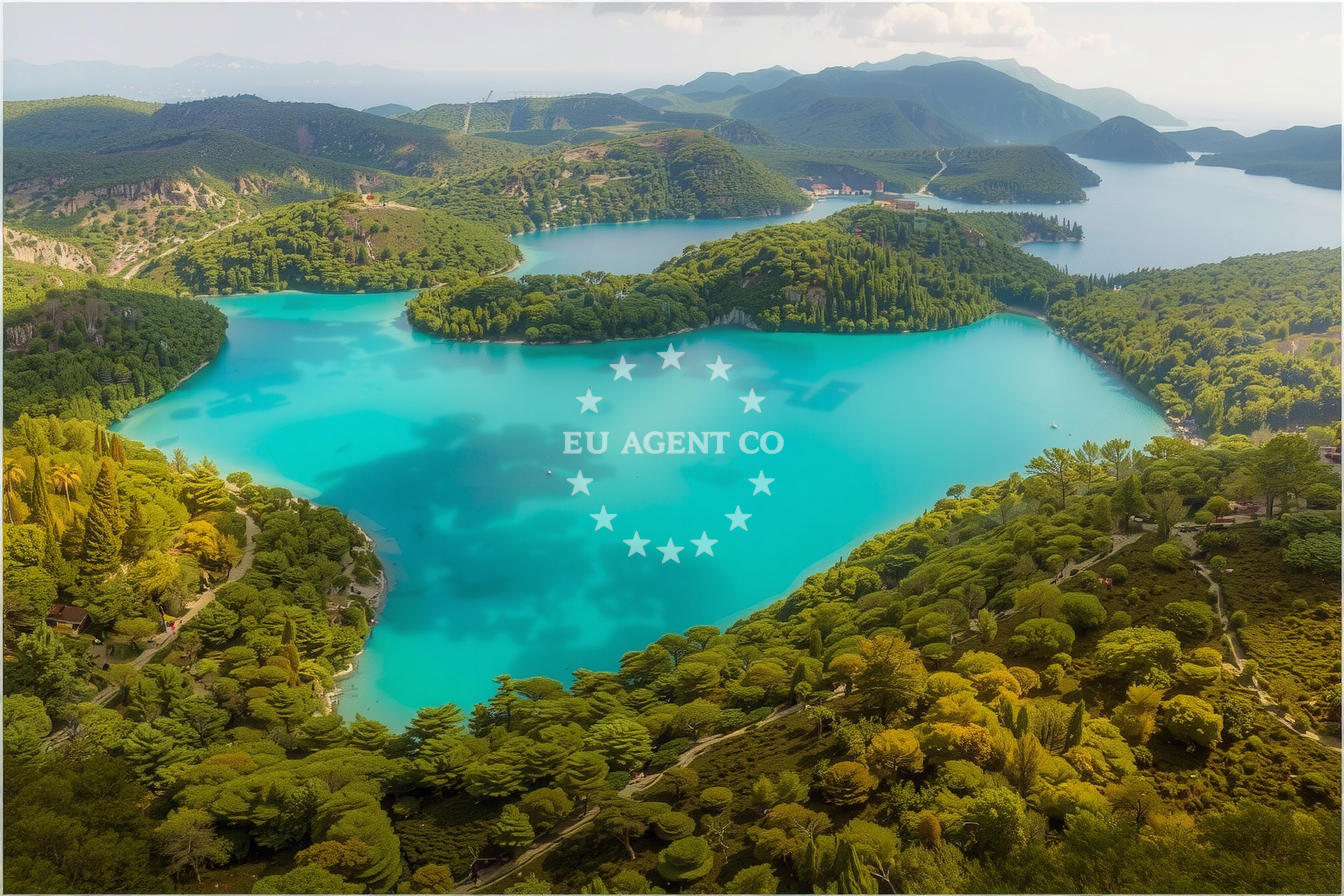 Quay location on Mljet Island, South Dalmatia, Croatia