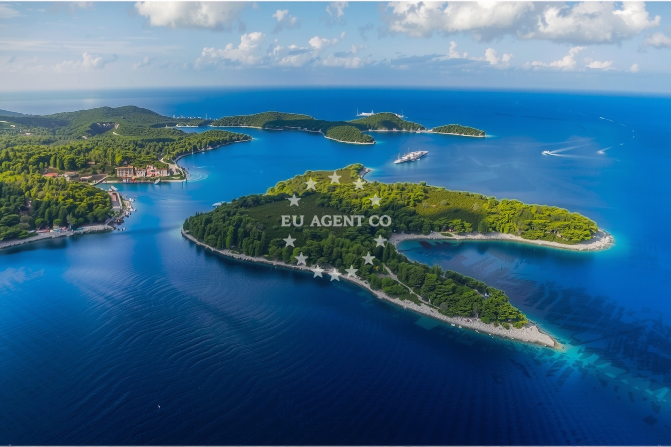 Additional view of Quay buoy field in Quay on the island Mljet, South Dalmatia, Croatia photo 10