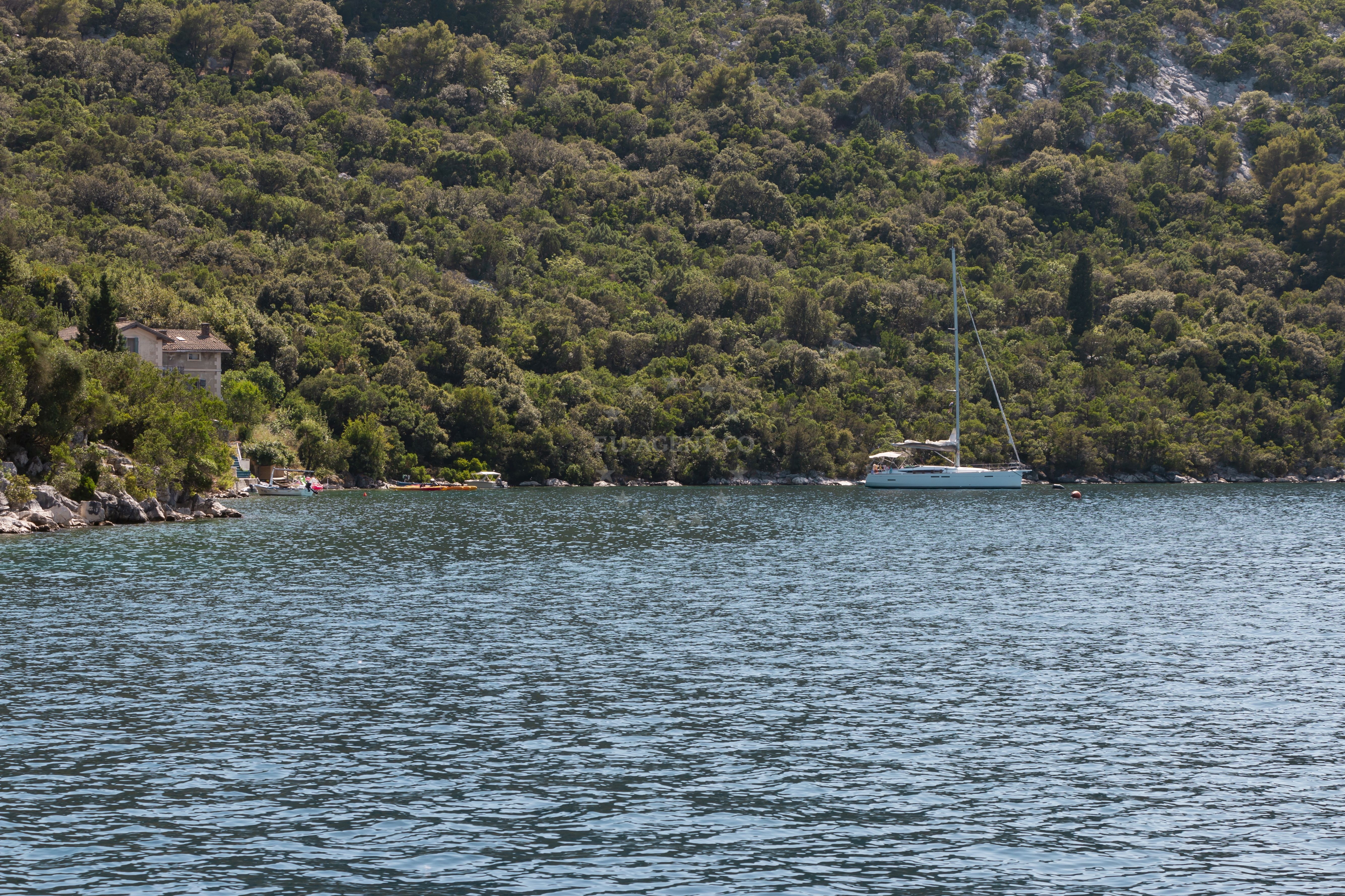 Quay with mooring facilities at Restaurant Dalmatinac, Mljet