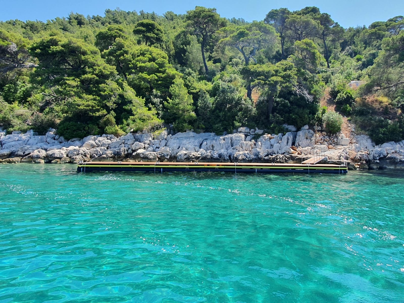 MS Restaurant Jetty in Saplunara, Mljet, Croatia