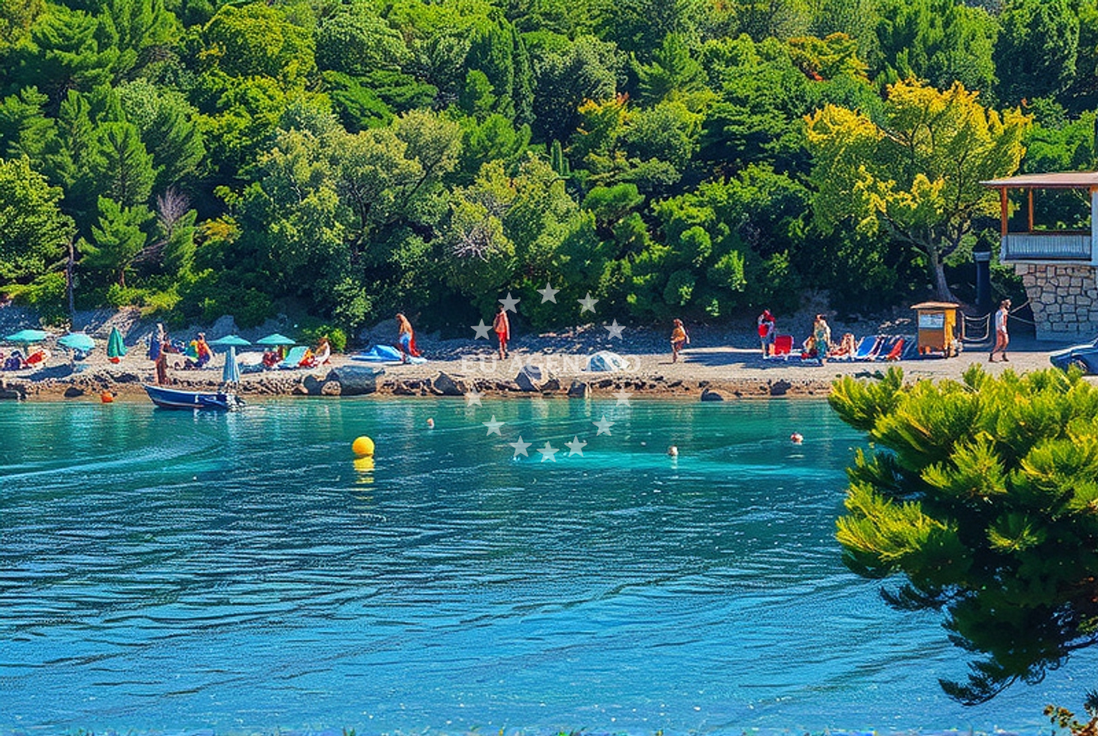 Villas Mungos restaurant near Sobra Quay, Mljet