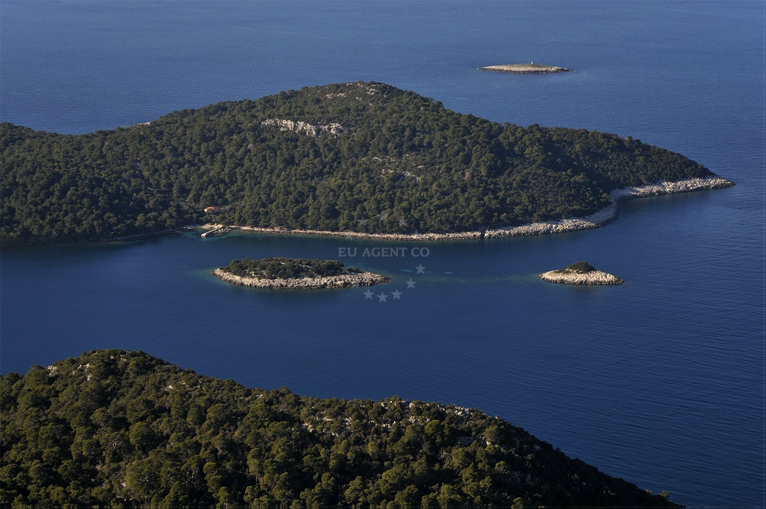 Yachts moored at Konoba Mrcara Jetty, South Dalmatia