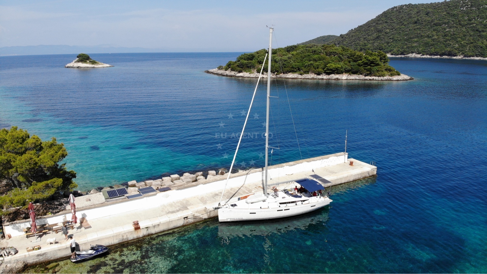 Additional view of Konoba Mrčara jetty Lastovo buoy field in Jetty in Konopljica on the island Mrčara, South Dalmatia, Croatia photo 11