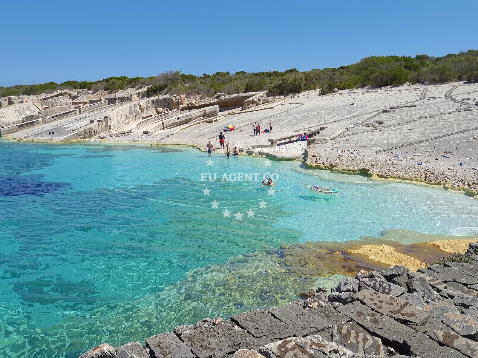 Additional view of Jetty buoy field in Jetty on the island Proizd, South Dalmatia, Croatia photo 4