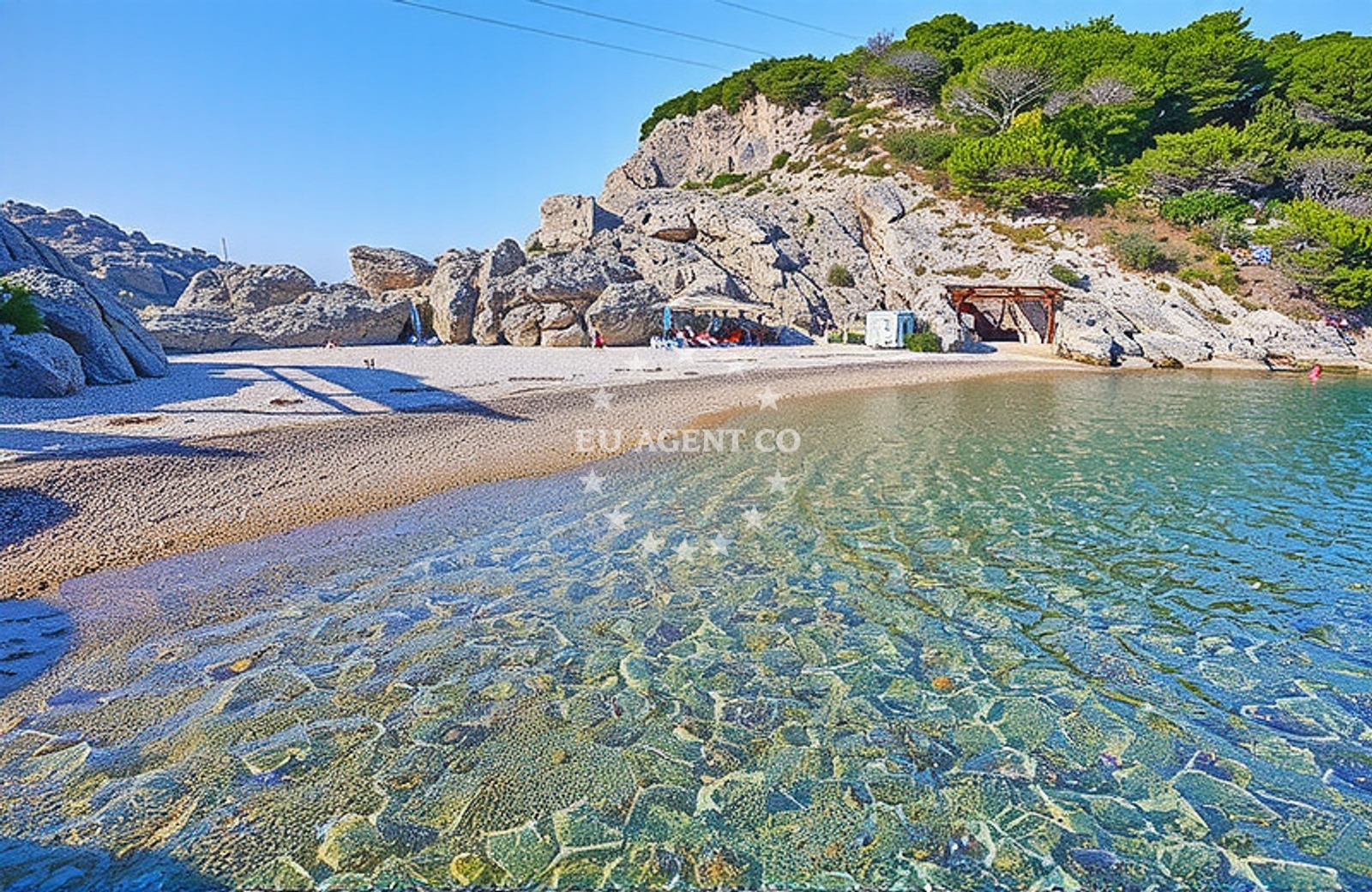Approach and location view of Konoba Kod Marka Buoys buoy field in Buoy field in Šipanska Luka on the island Šipan, South Dalmatia, Croatia photo 3