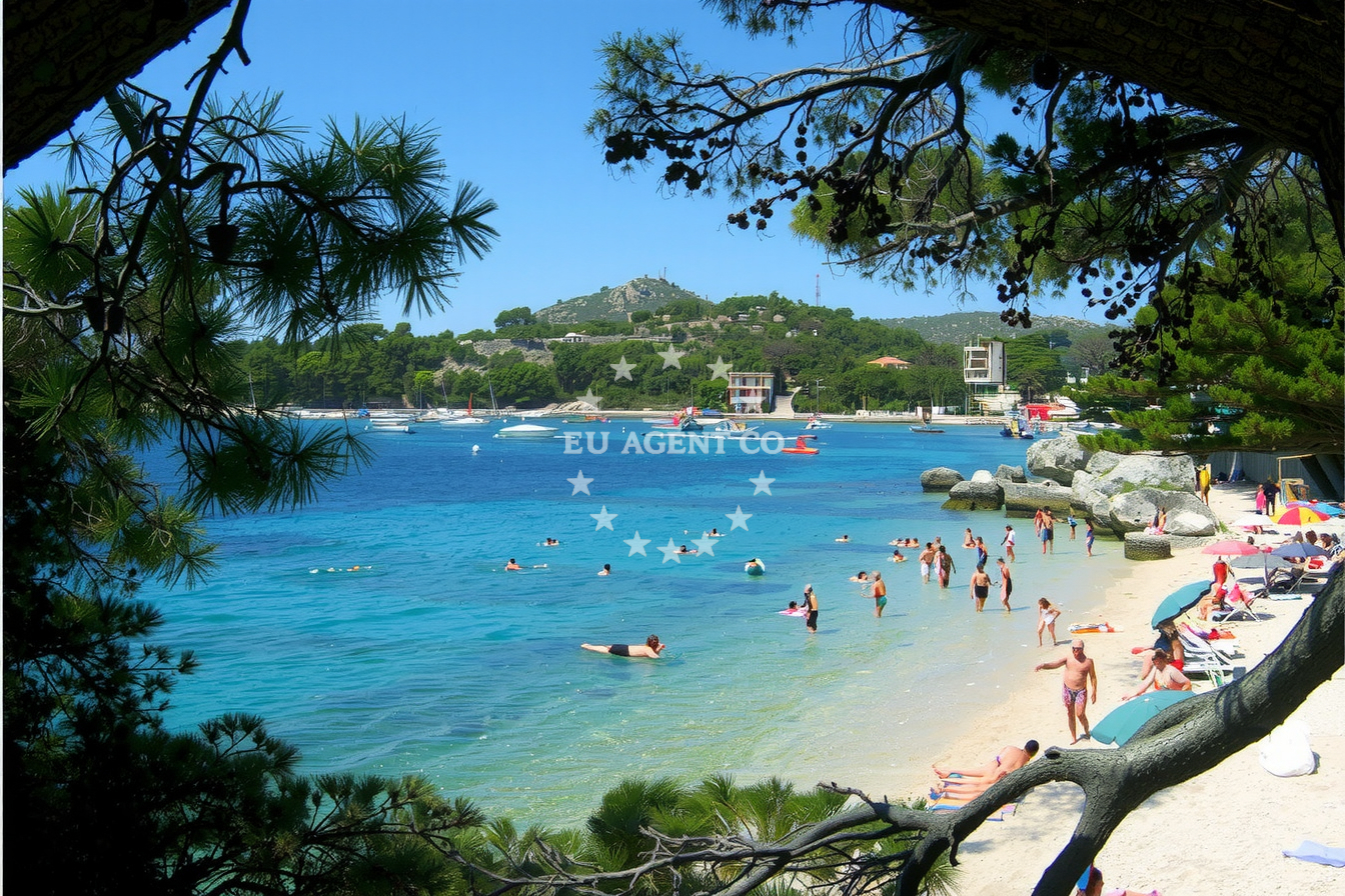 Additional view of Quay buoy field in Quay in Srebreno, South Dalmatia, Croatia photo 12