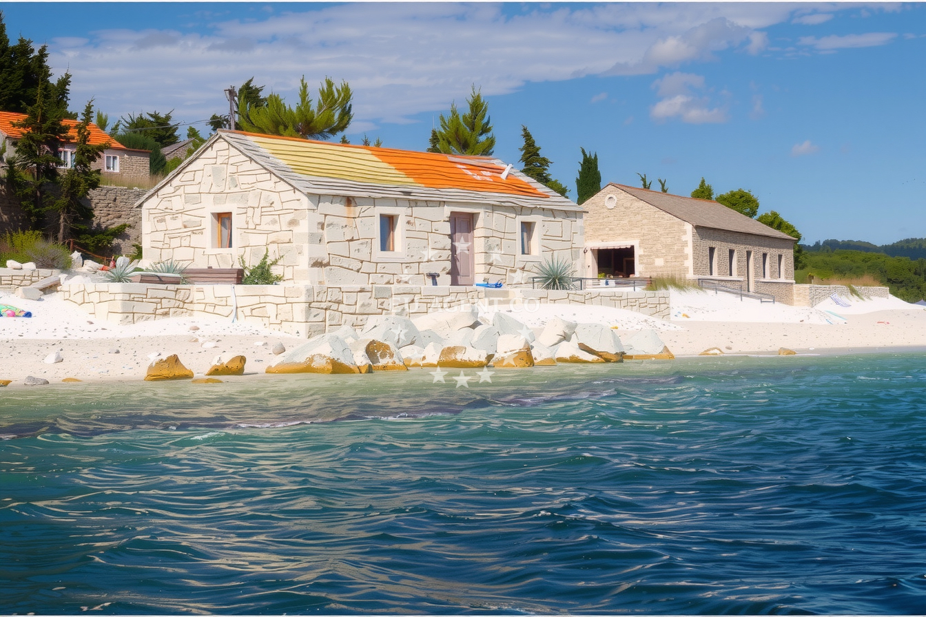 Additional view of Quay buoy field in Quay on the island Vrnik, South Dalmatia, Croatia photo 6