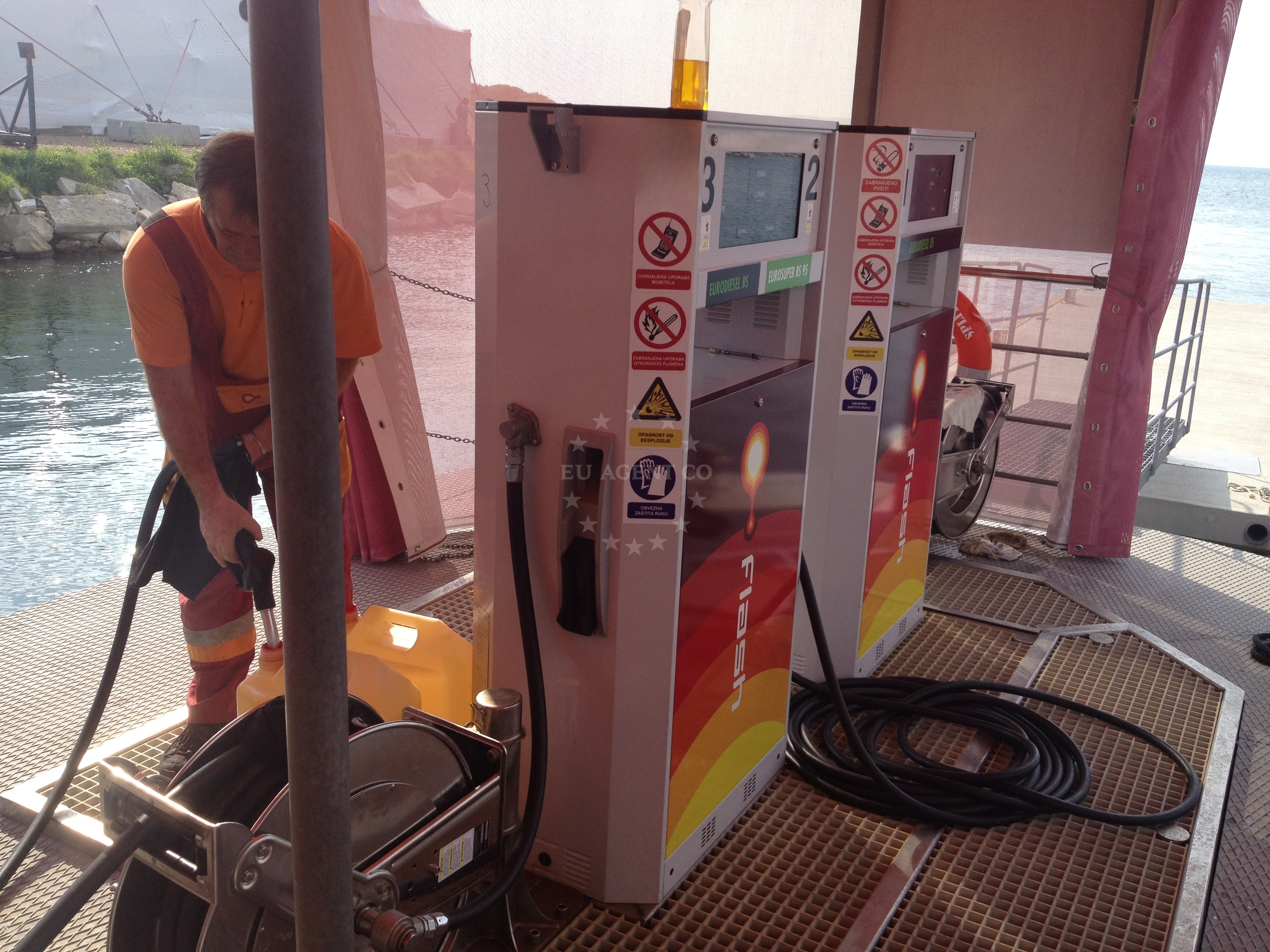 Flash Fuel Station, Kastel Gomilica, Central Dalmatia, Croatia