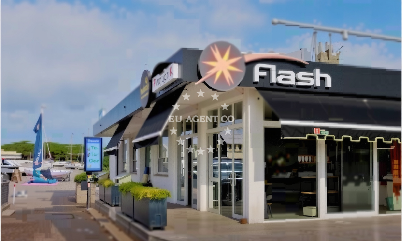 Approach and location view of Flash fuel station in Fuel station in Rogoznica, Central Dalmatia, Croatia photo 3