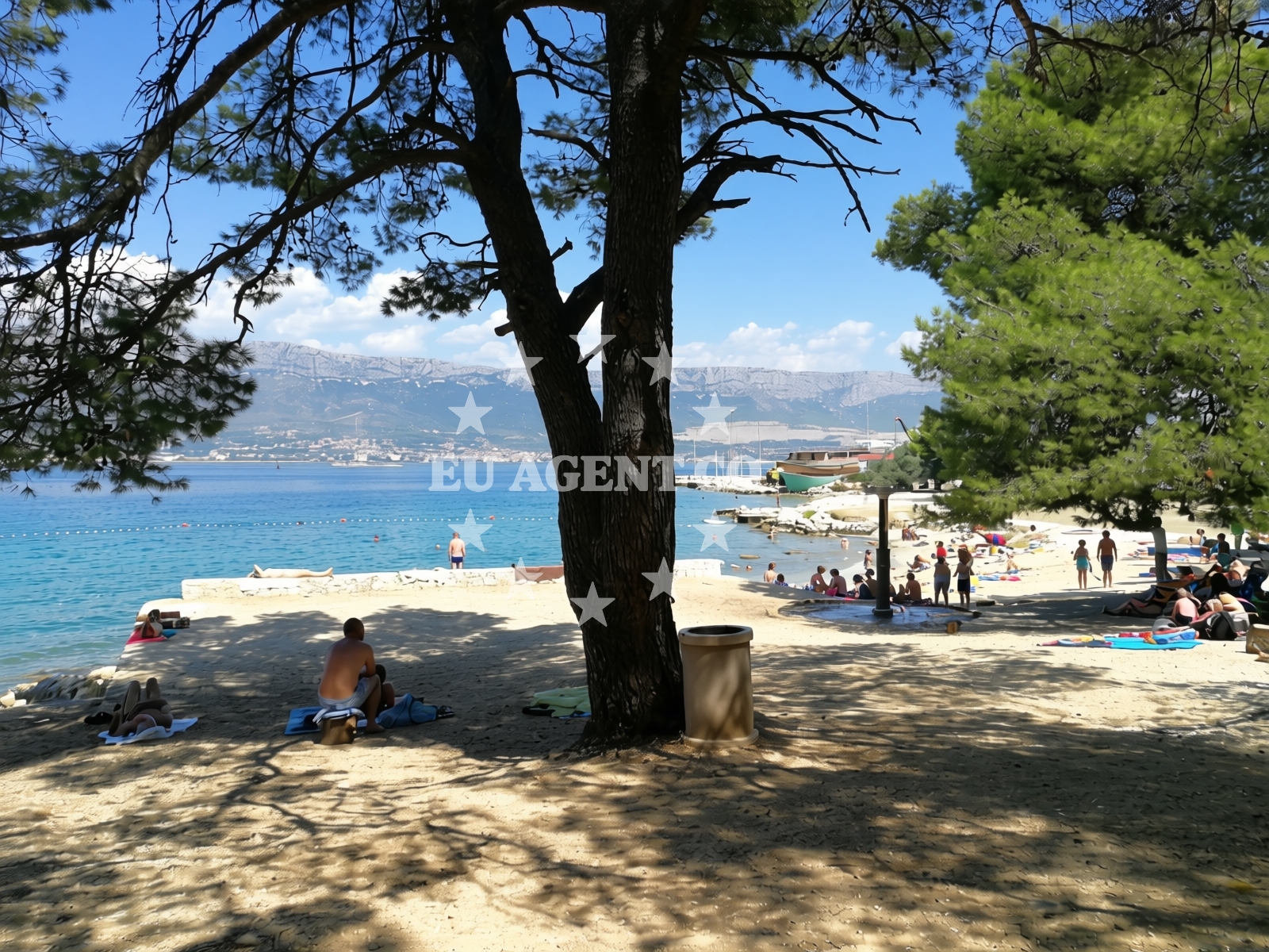 Fuel station signage in Split