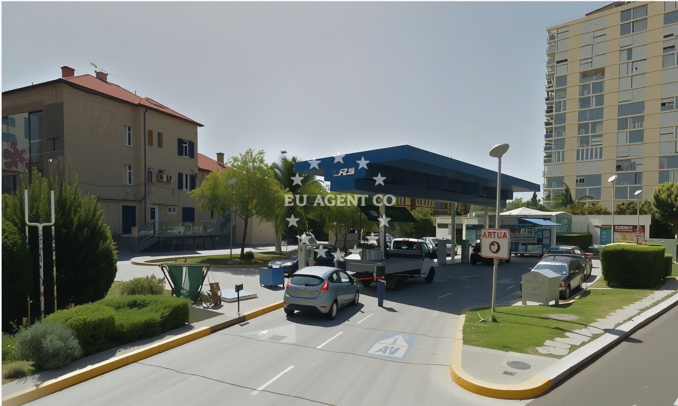 Ina Fuel Station in Split, Croatia