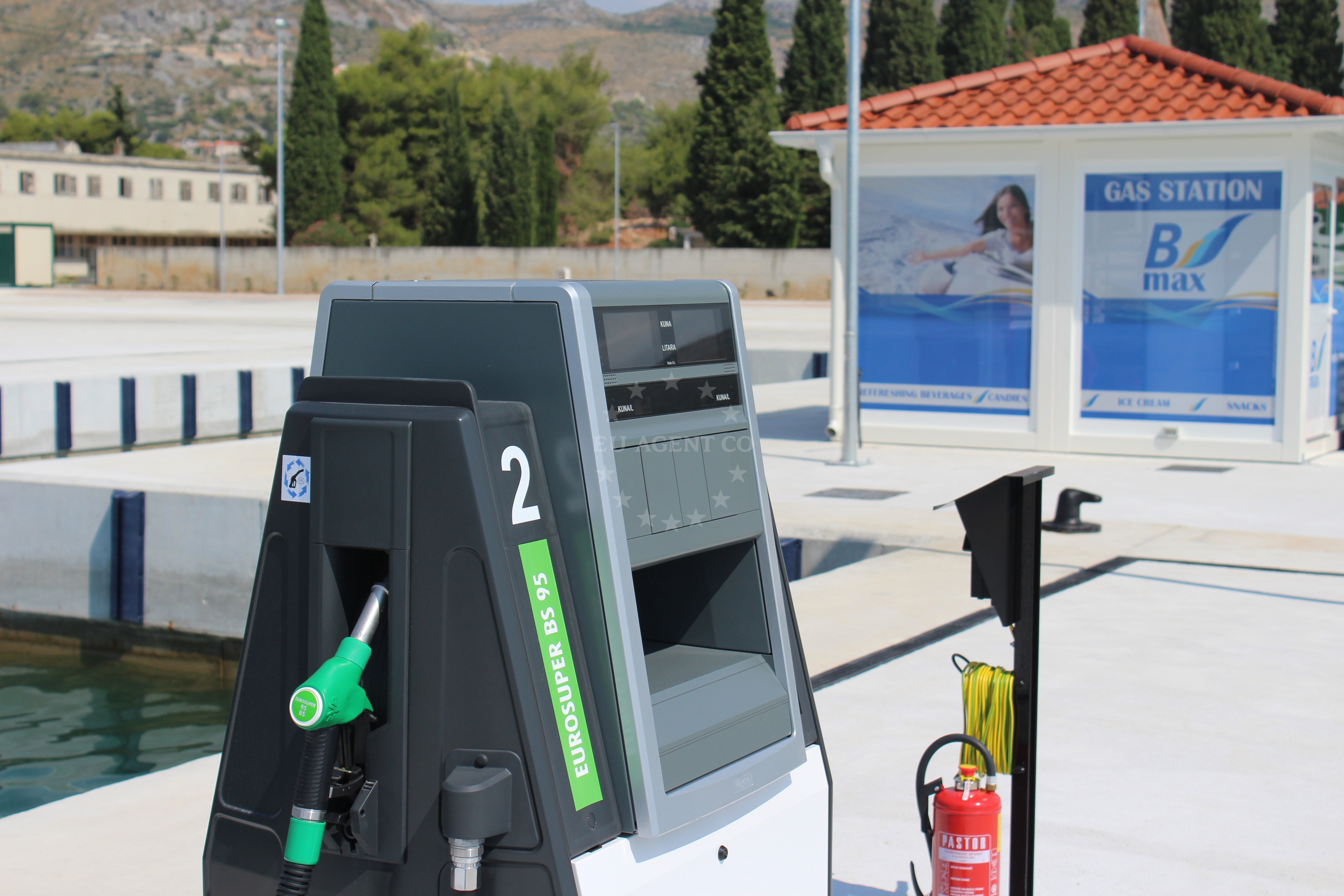 Approach and location view of B-Max fuel station in Fuel station in Trogir, Central Dalmatia, Croatia photo 3