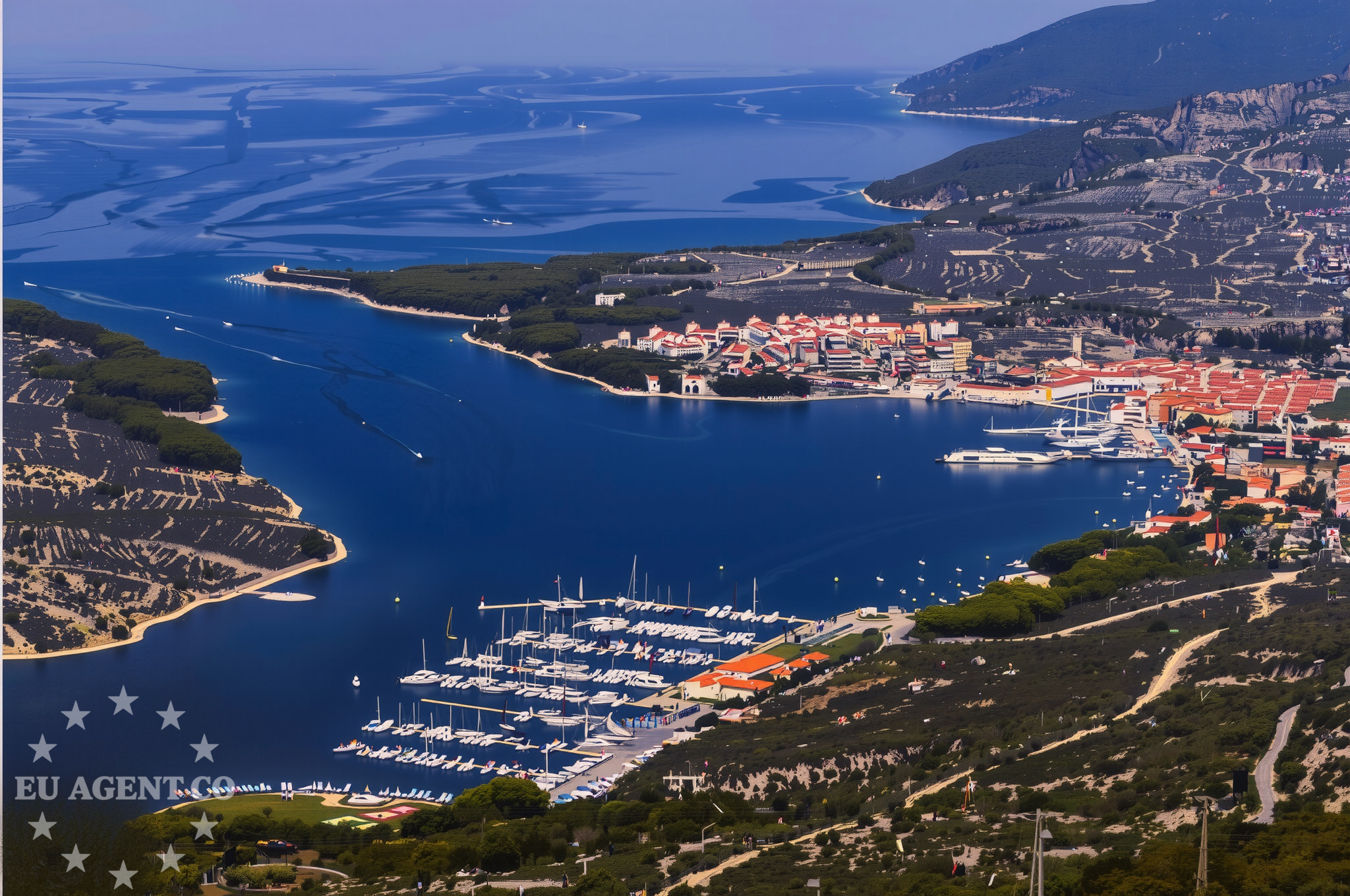 Fuel station on the island of Cres, Croatia, near Cres Harbour and ACI Marina Cres
