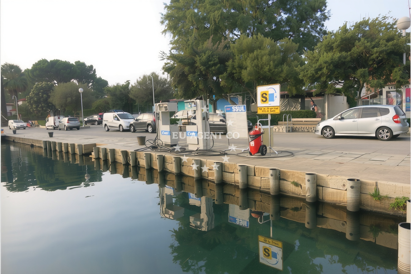 Additional view of Ina fuel station in Fuel station in Krk on the island Krk, Istria and Kvarner, Croatia photo 6