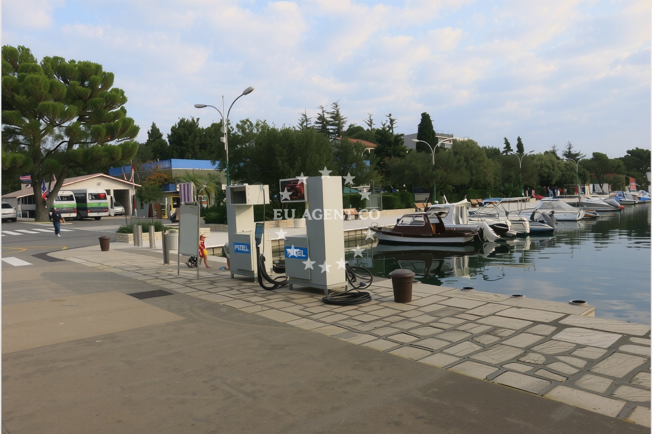 Additional view of Ina fuel station in Fuel station in Krk on the island Krk, Istria and Kvarner, Croatia photo 8