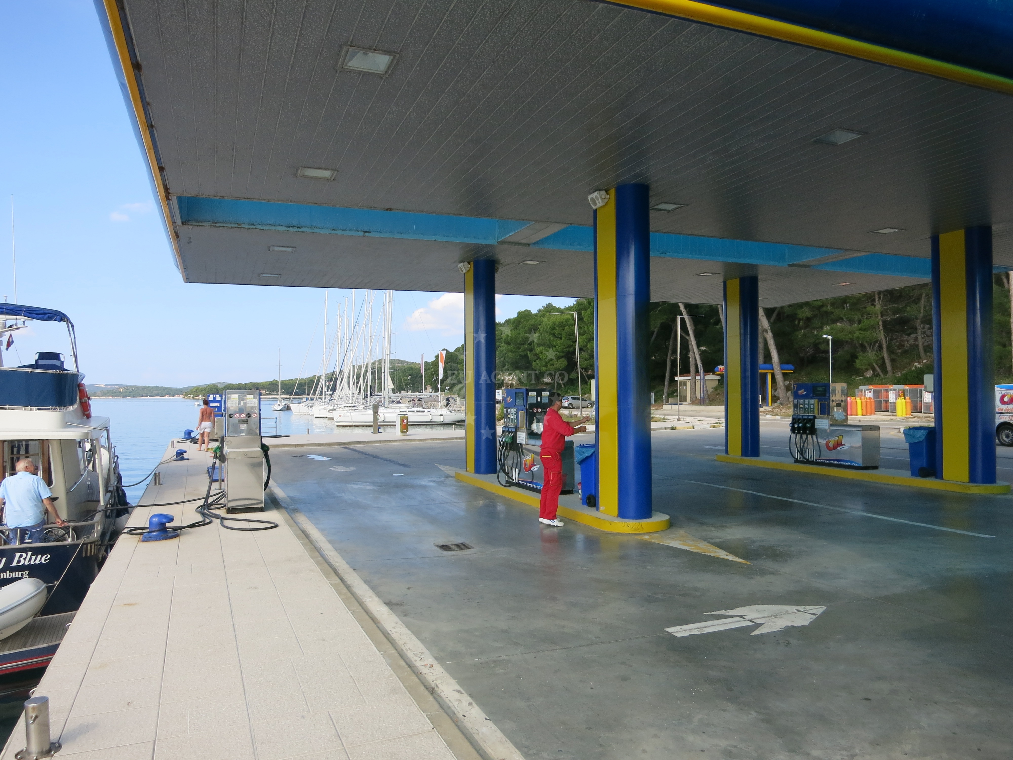 Additional view of Adria Oil fuel station in Fuel station in Mali Lošinj on the island Lošinj, Istria and Kvarner, Croatia photo 4