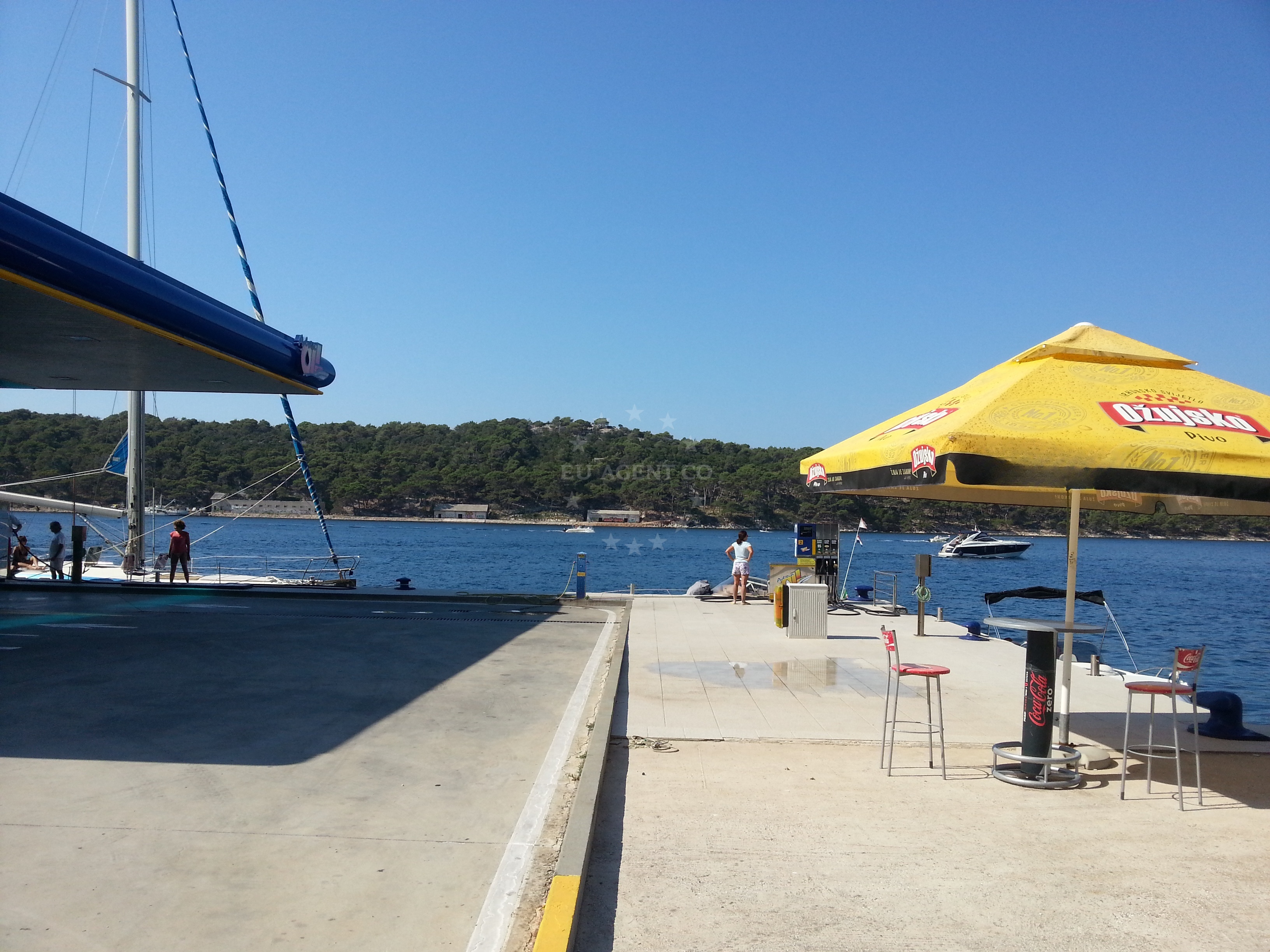 Additional view of Adria Oil fuel station in Fuel station in Mali Lošinj on the island Lošinj, Istria and Kvarner, Croatia photo 7