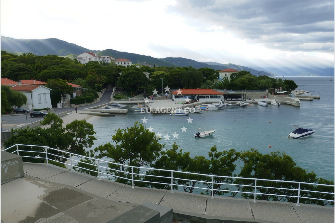 Approach and location view of INA fuel station in Fuel station in Novi Vinodolski, Istria and Kvarner, Croatia photo 3
