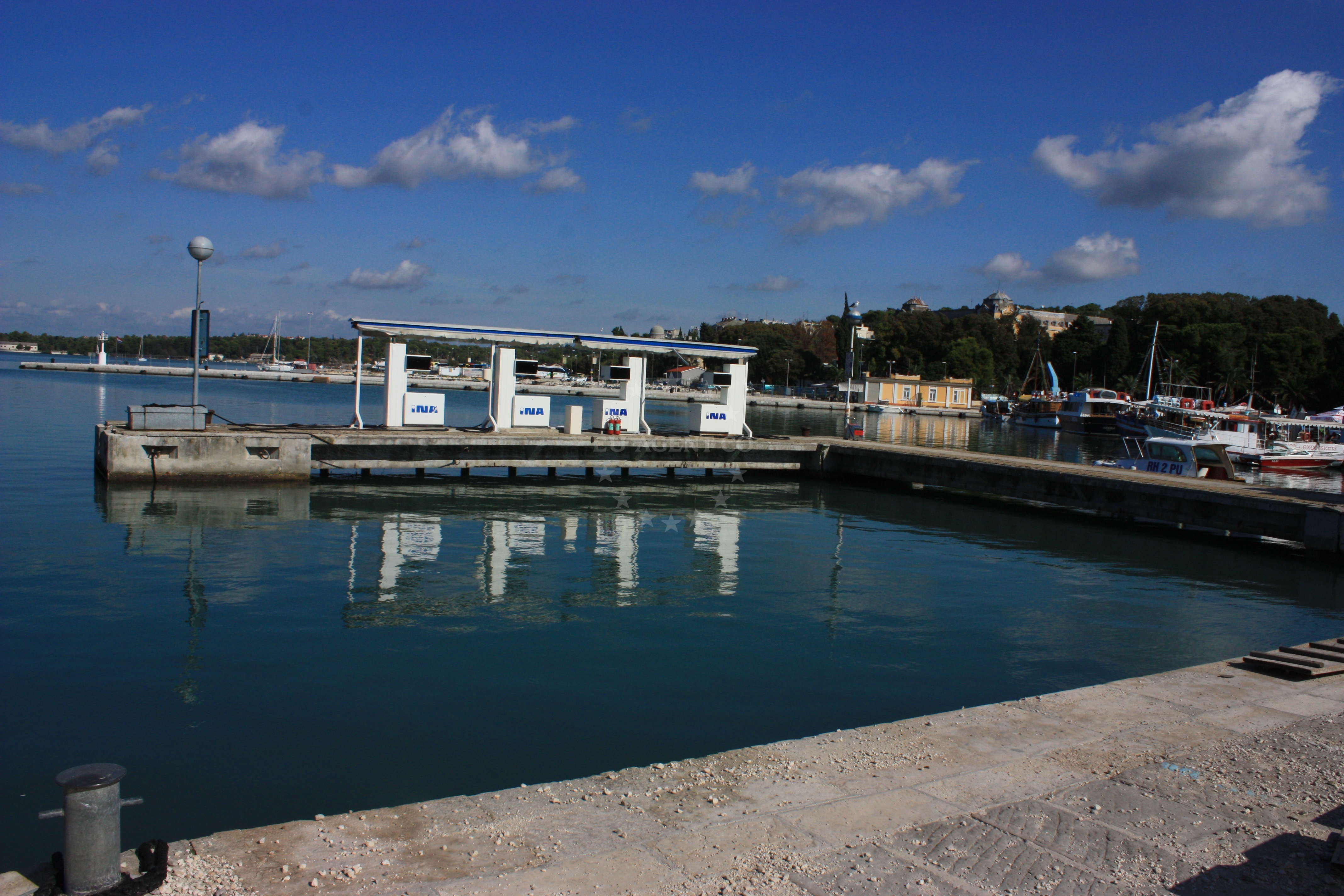 Ina Fuel Station, Pula - Proximity to ACI Marina Pula