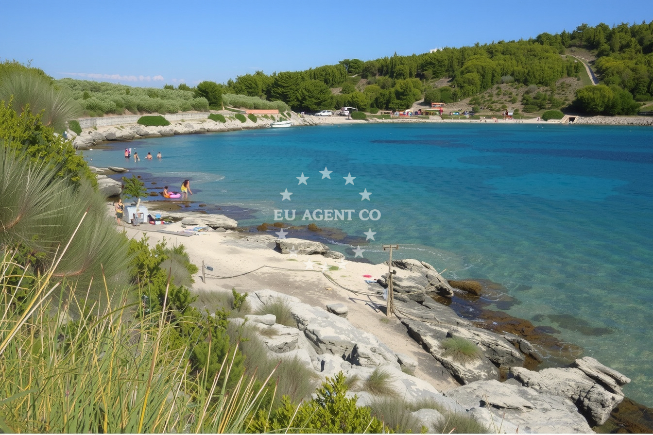 Fuel station with view of ACI Marina Jezera