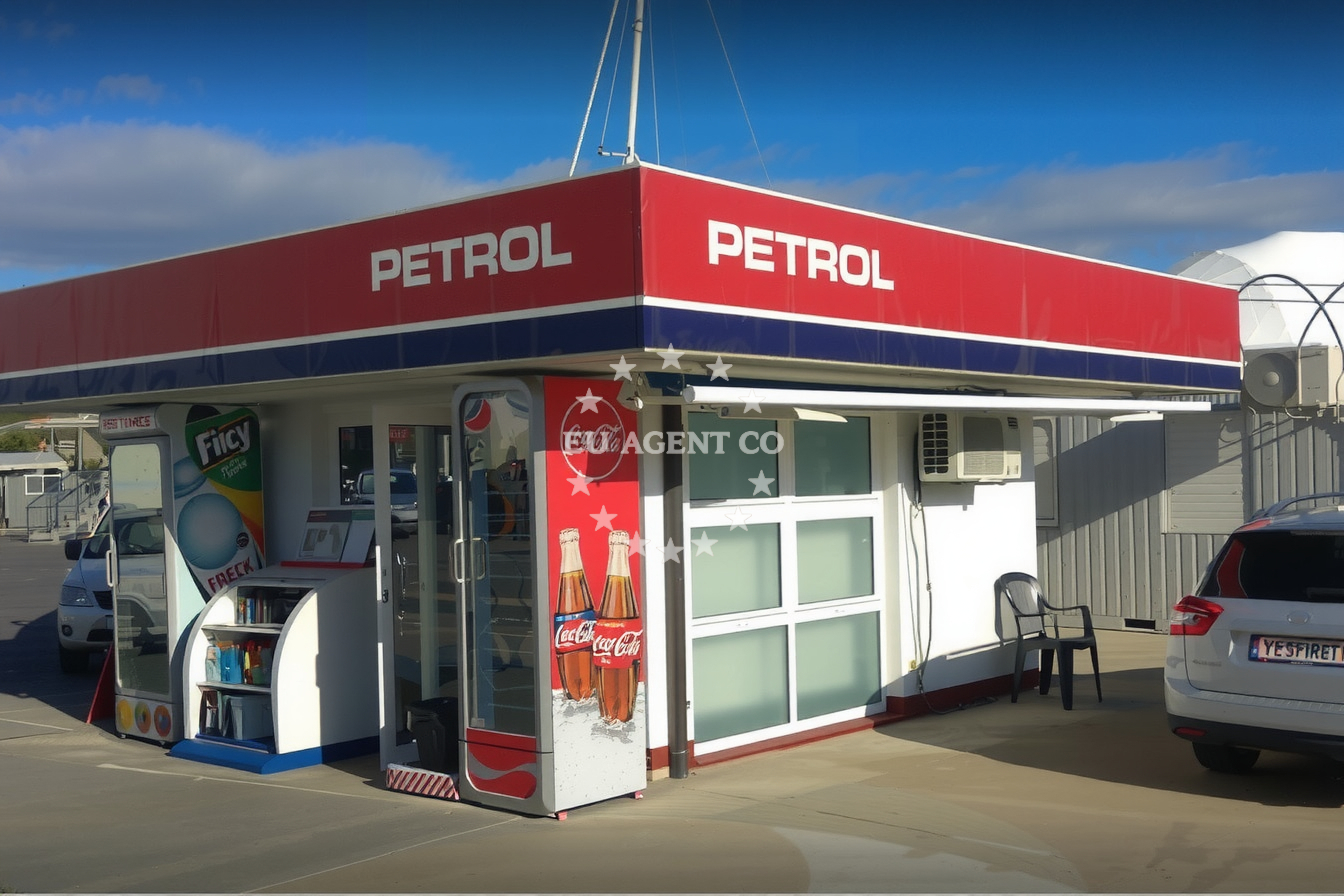 Approach and location view of Petrol fuel station in Fuel station in Tribunj, North Dalmatia, Croatia photo 3