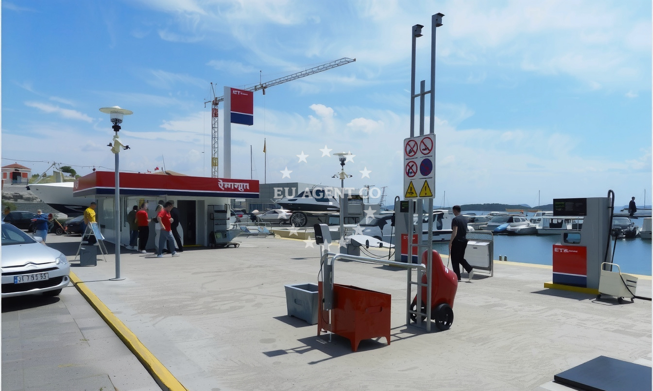 Additional view of Petrol fuel station in Fuel station in Tribunj, North Dalmatia, Croatia photo 4